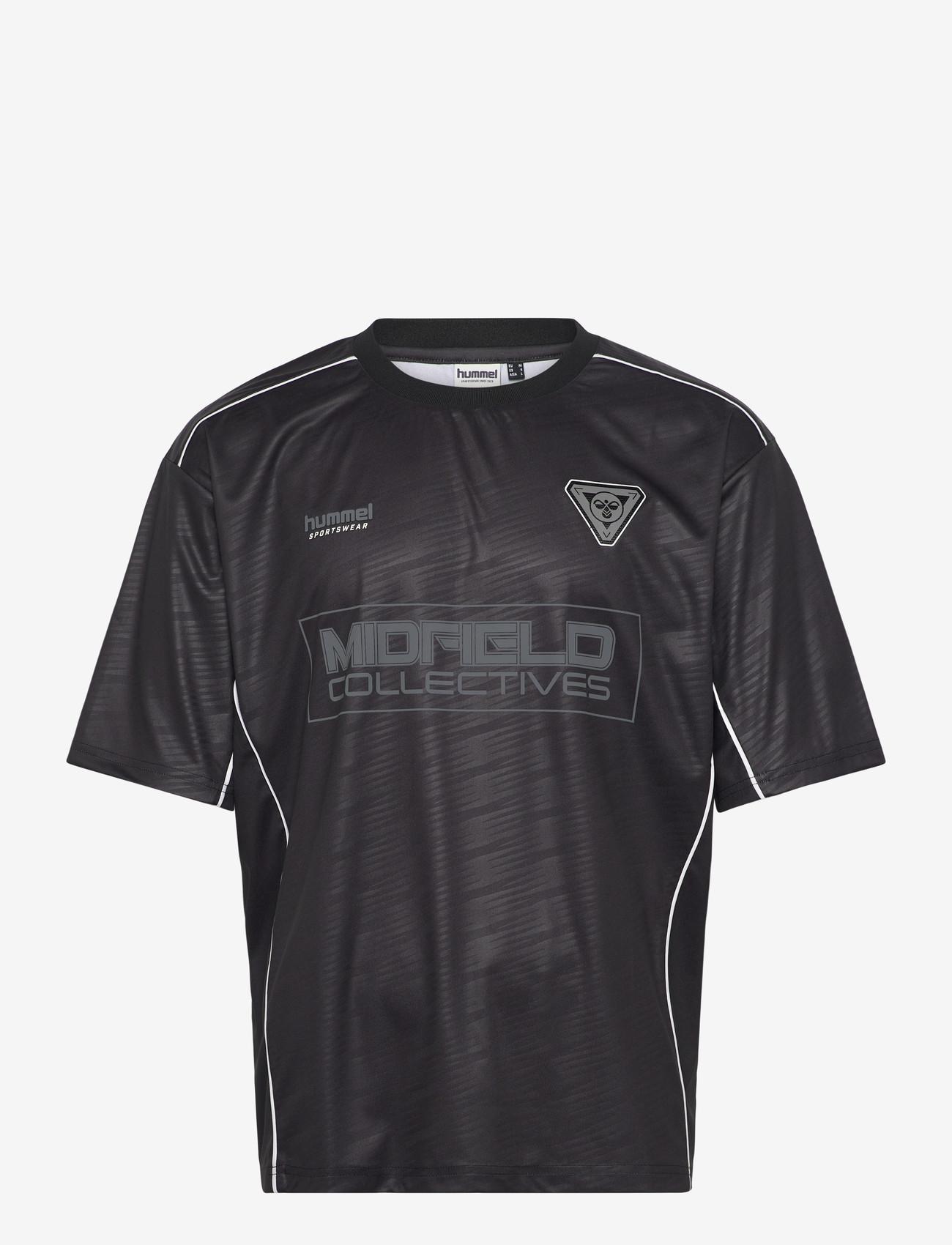 Hummel - hmlLOOSE TIGER SOCCER JERSEY S/S - fodboldtrøjer - black - 0