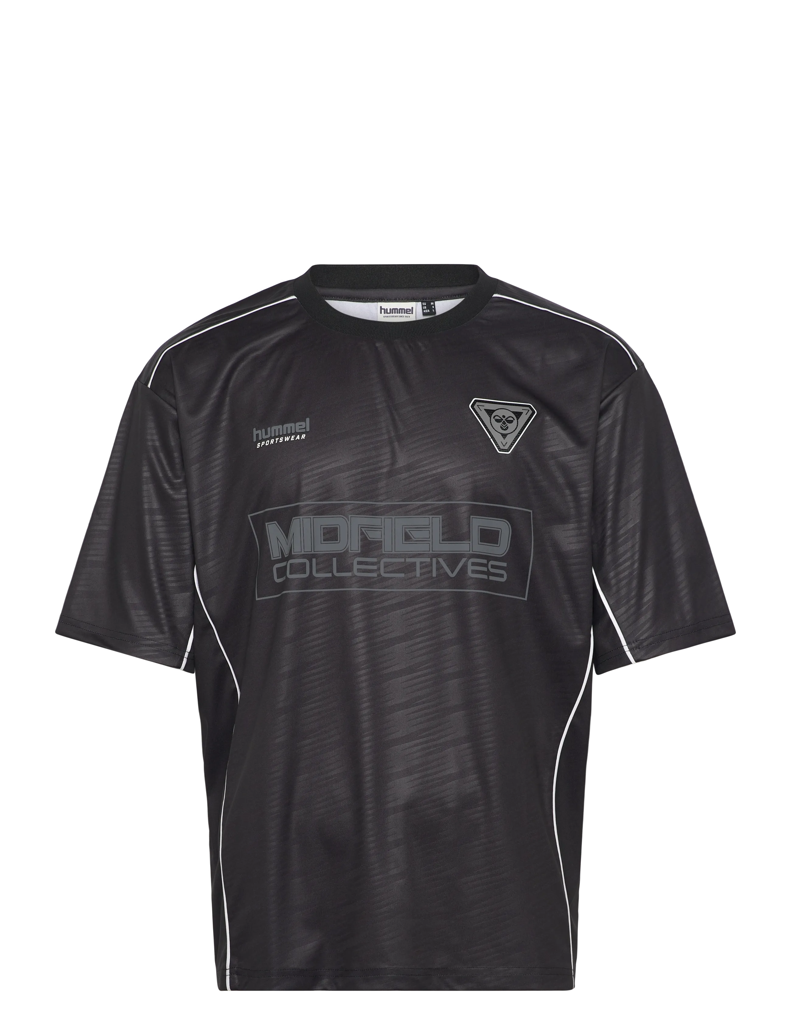 Hummel hmlLOOSE TIGER SOCCER JERSEY S/S - Fotbollströjor - BLACK / black