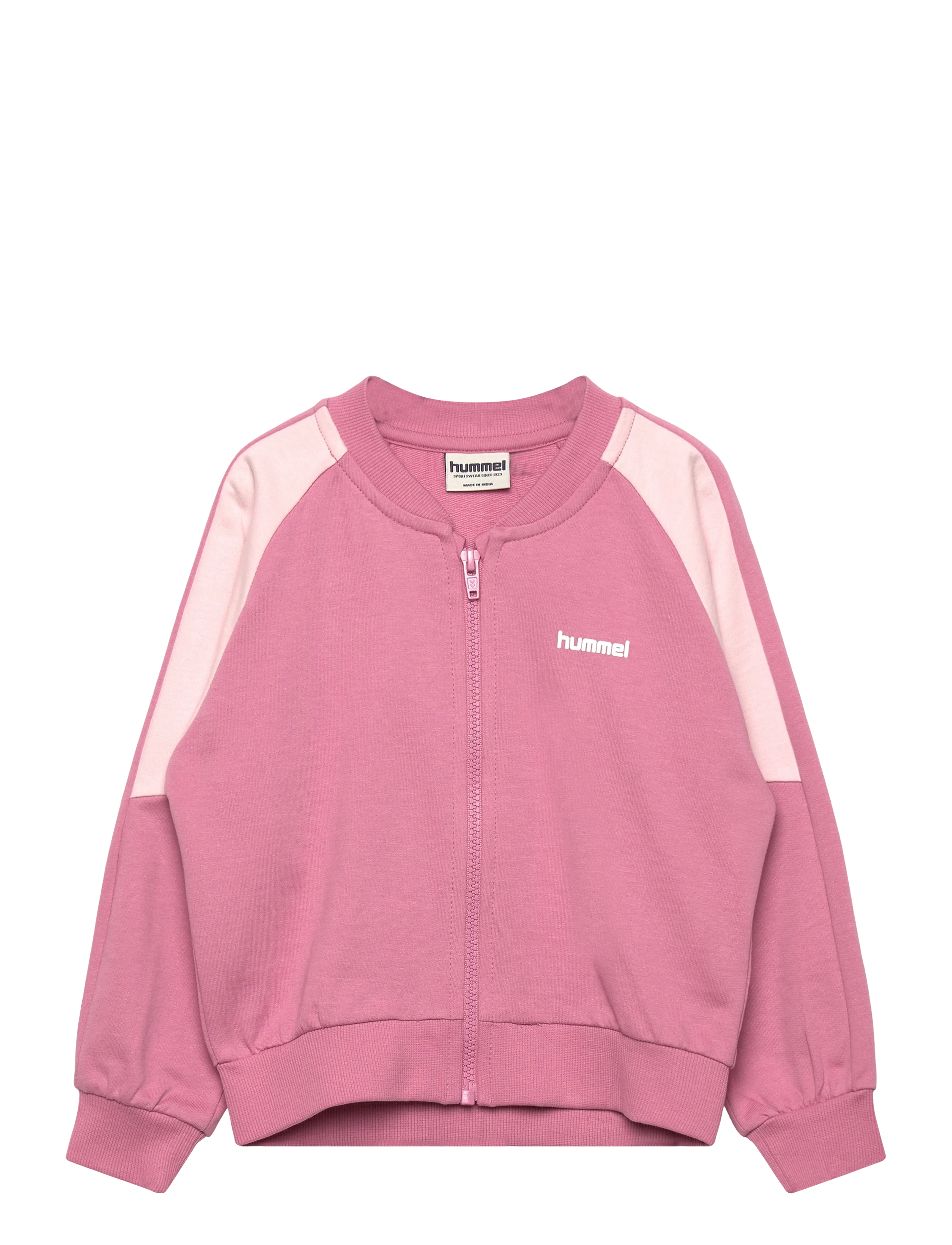 Hummel Hmlmini Loose Block Zip Jacket, 92, Pink, Jakker & Frakker > Bomber, Børn