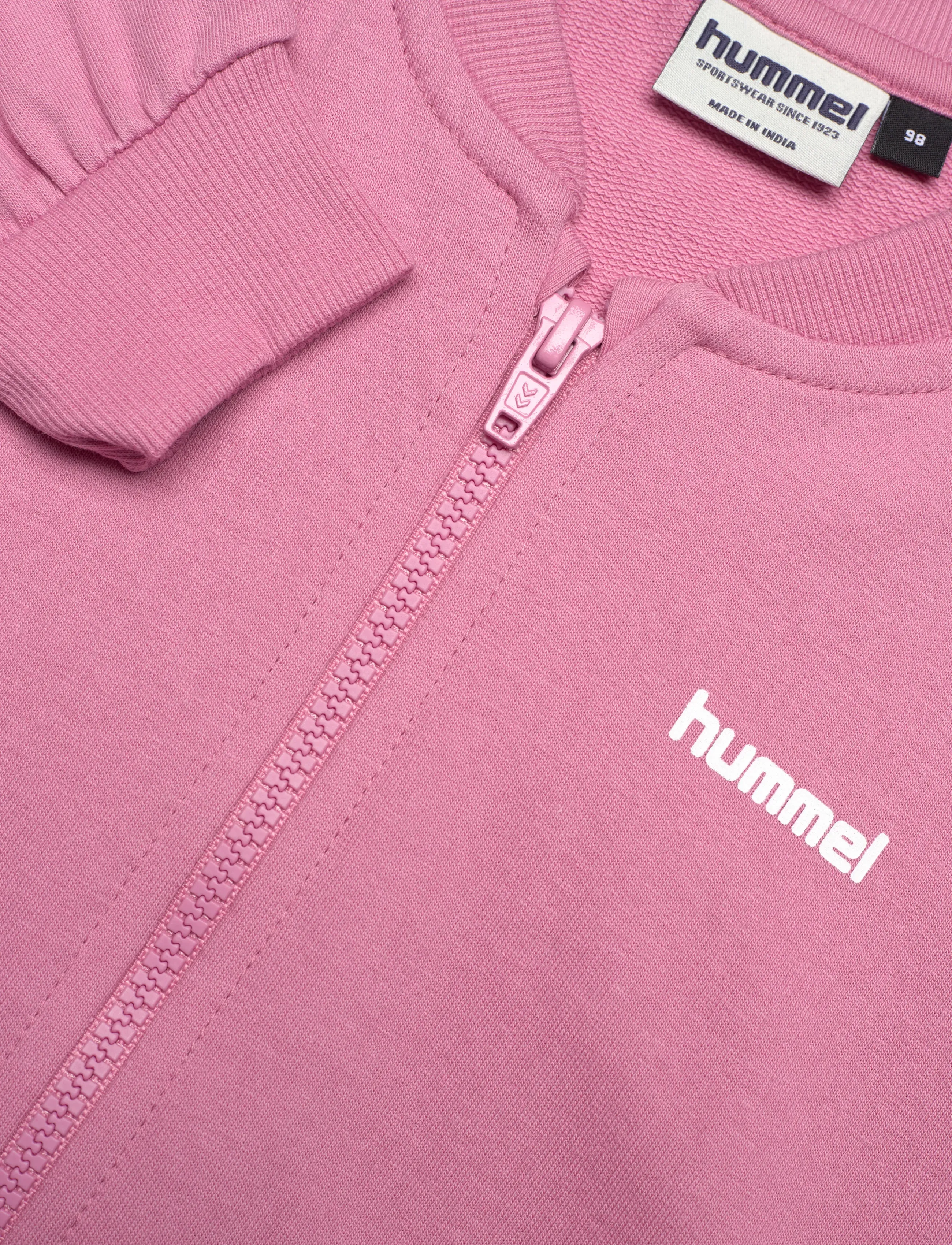 Hummel - hmlMINI LOOSE BLOCK ZIP JACKET - joggingpeysur - pale lilac - 2