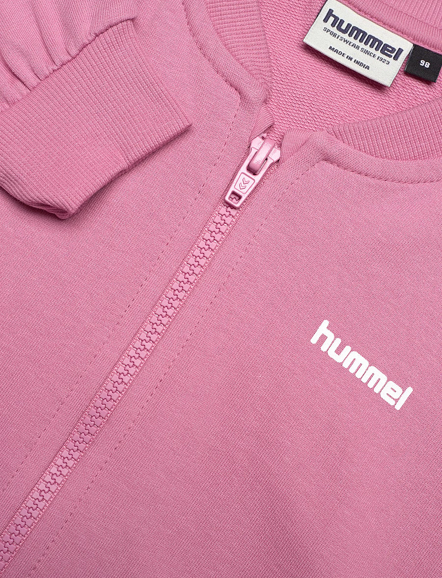 Hummel - hmlMINI LOOSE BLOCK ZIP JACKET - joggingpeysur - pale lilac - 2