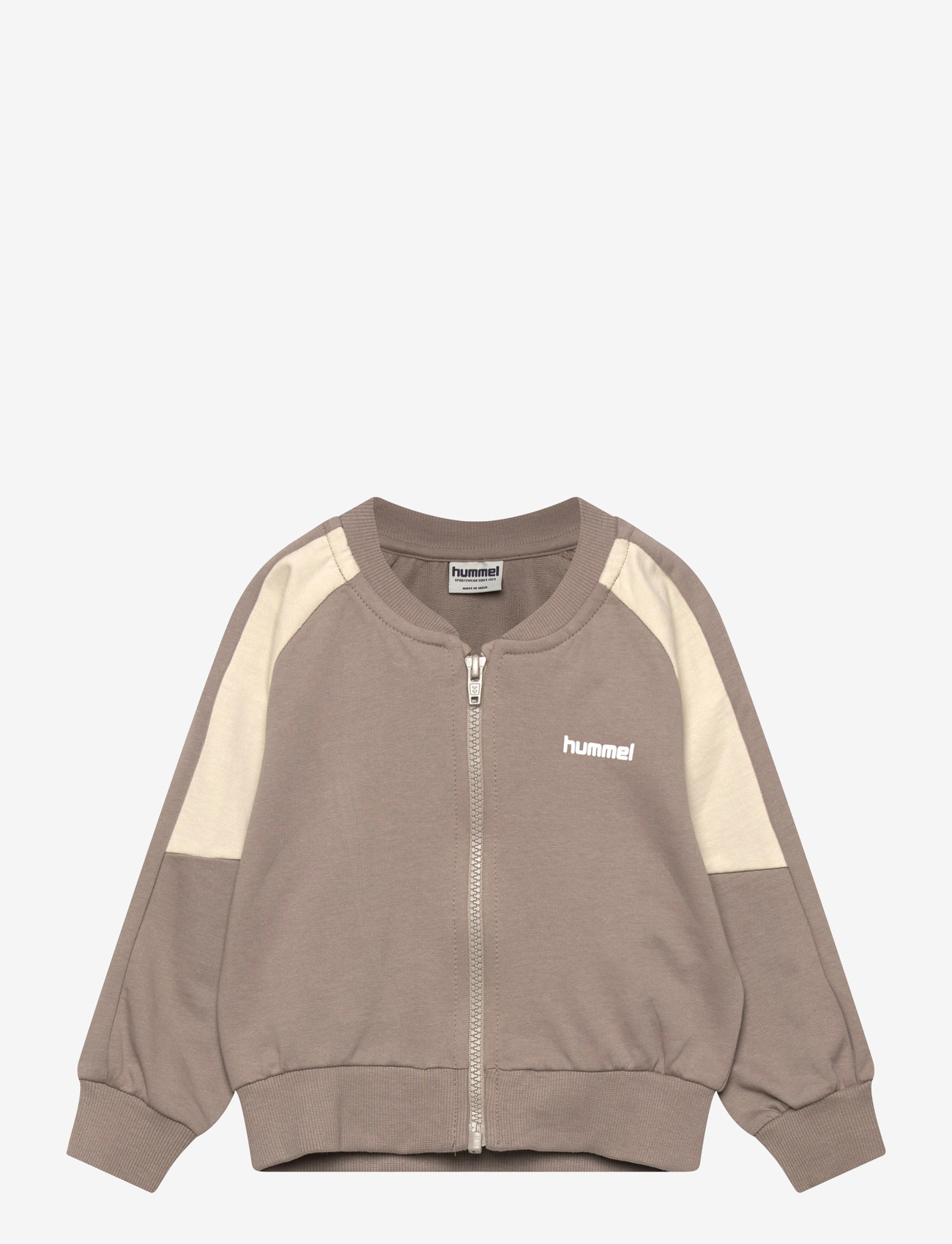 Hummel - hmlMINI LOOSE BLOCK ZIP JACKET - gode sommertilbud - rock ridge - 0