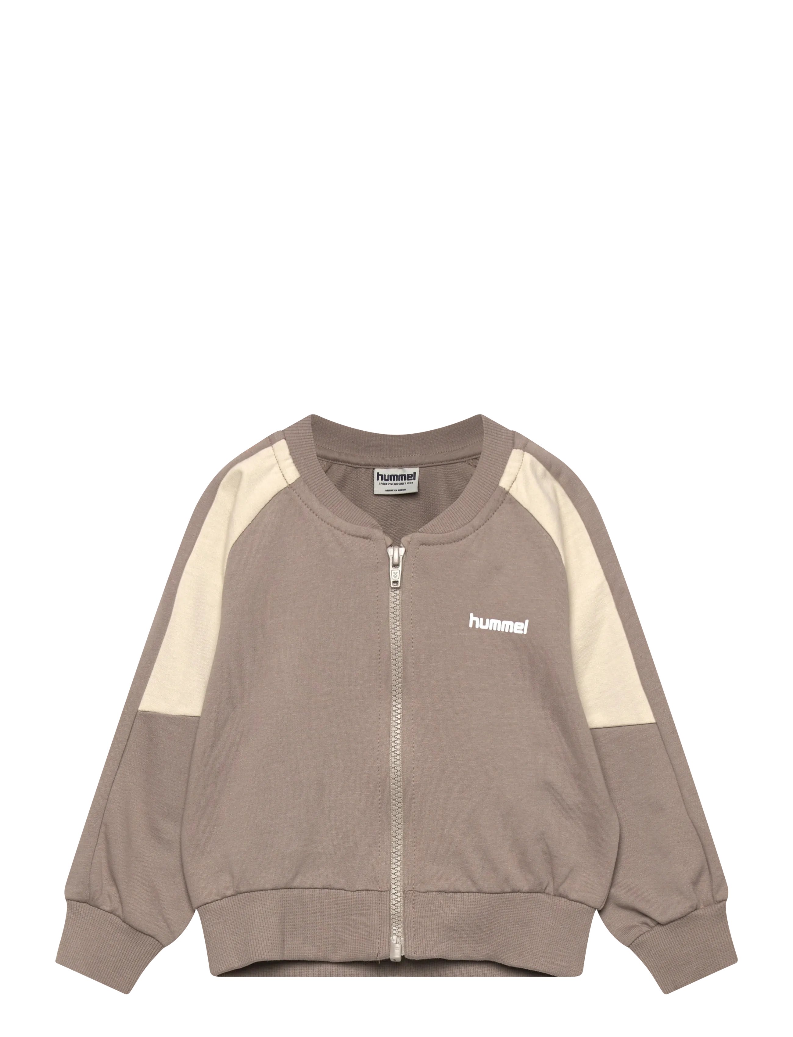 Hummel hmlMINI LOOSE BLOCK ZIP JACKET - Hummel - ROCK RIDGE / brown