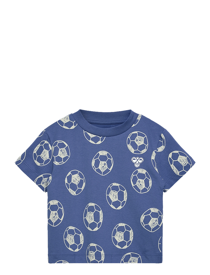 Hummel - hmlMINI LOOSE AOP T-SHIRT S/S - sportstoppe - dutch blue - 0