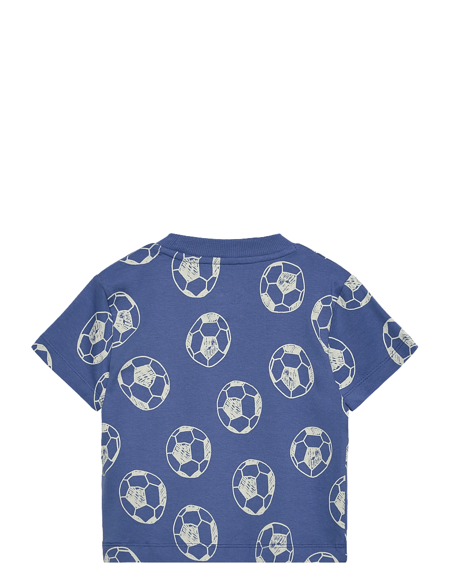Hummel - hmlMINI LOOSE AOP T-SHIRT S/S - sportoberteile - dutch blue - 1