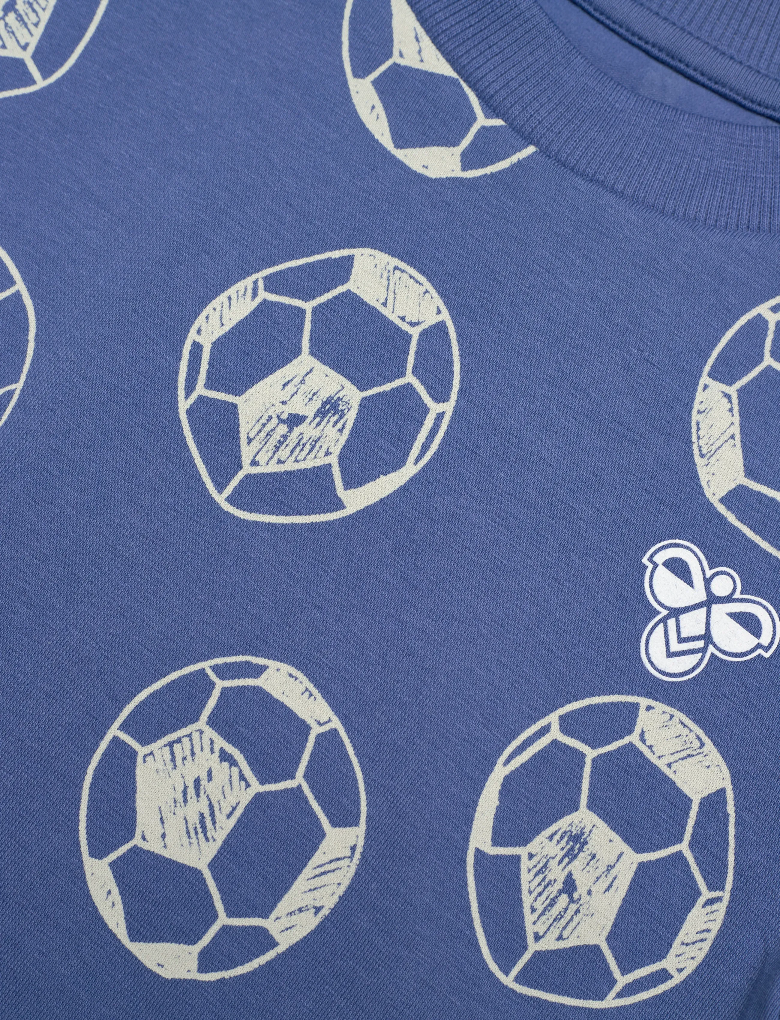 Hummel - hmlMINI LOOSE AOP T-SHIRT S/S - sportstoppe - dutch blue - 2