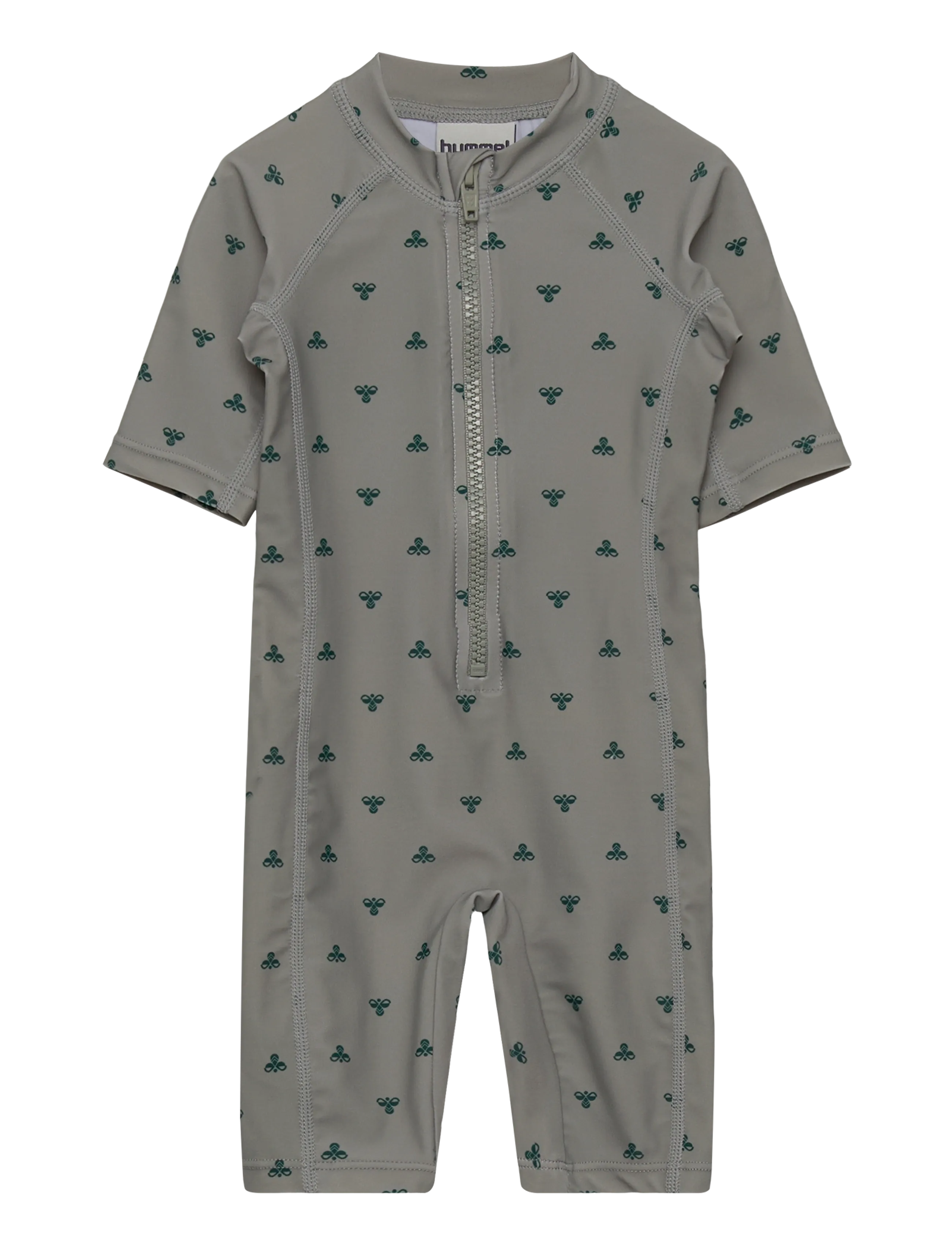 Hummel hmlMINI BEE AOP SWIMSUIT 3/4 SL - Hummel - SHADOW / grey