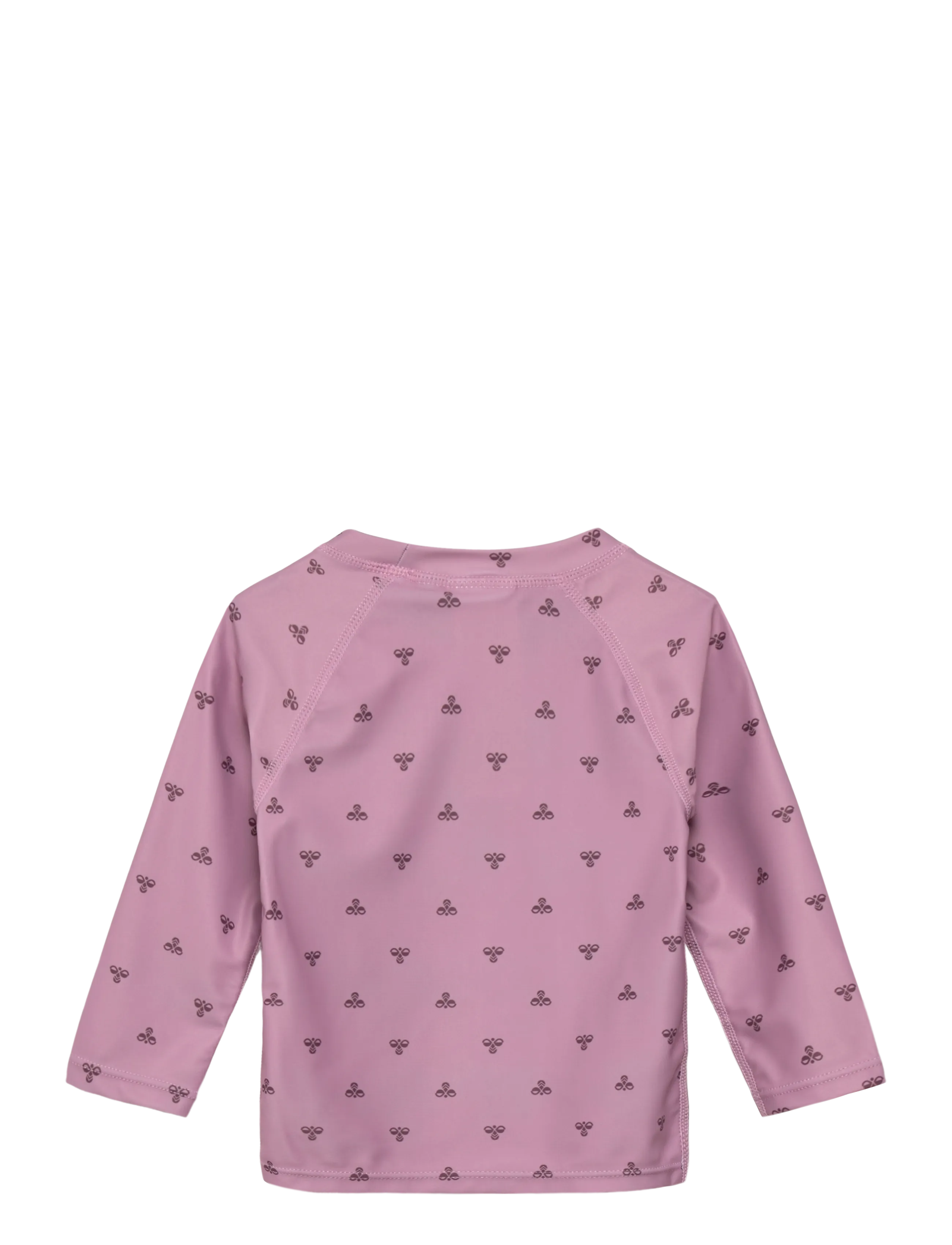 Hummel - hmlMINI BEE AOP SWIM T-SHIRT L/S - uv-tøj - mauve shadow - 1