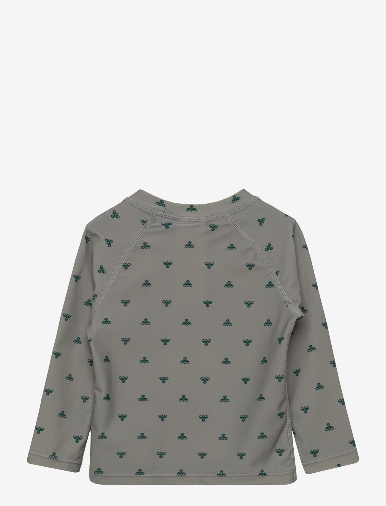 Hummel - hmlMINI BEE AOP SWIM T-SHIRT L/S - badeoverdele - shadow - 1