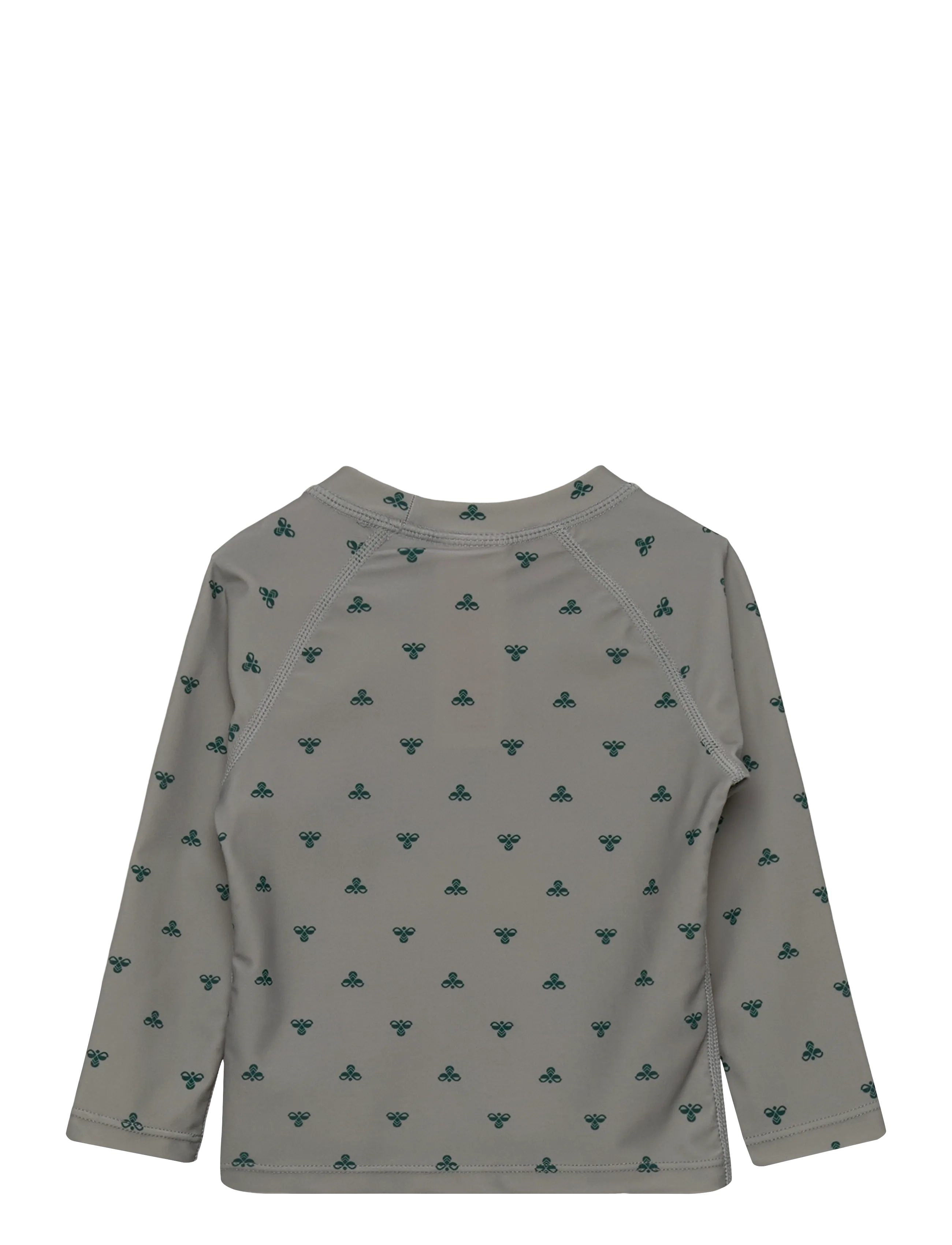 Hummel - hmlMINI BEE AOP SWIM T-SHIRT L/S - badeoverdele - shadow - 1