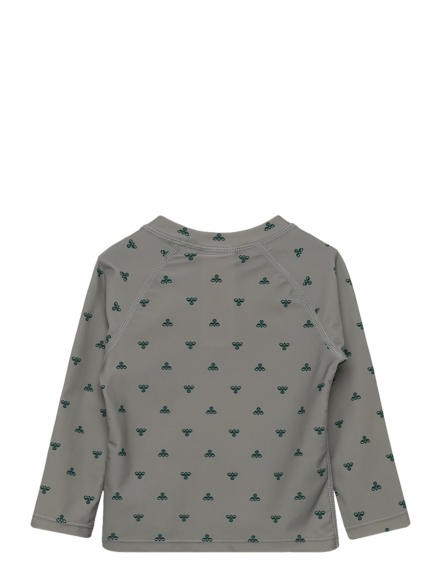 Hummel - hmlMINI BEE AOP SWIM T-SHIRT L/S - bade-oberteile - shadow - 1