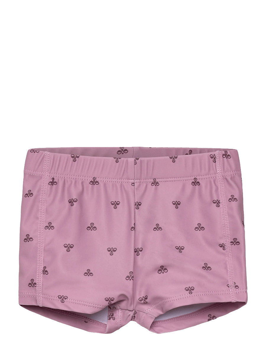 Hummel - hmlMINI BEE AOP SWIM SHORTS - badebukser - mauve shadow - 0