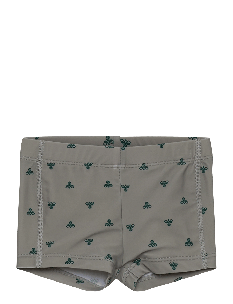 Hummel - hmlMINI BEE AOP SWIM SHORTS - badehosen - shadow - 0