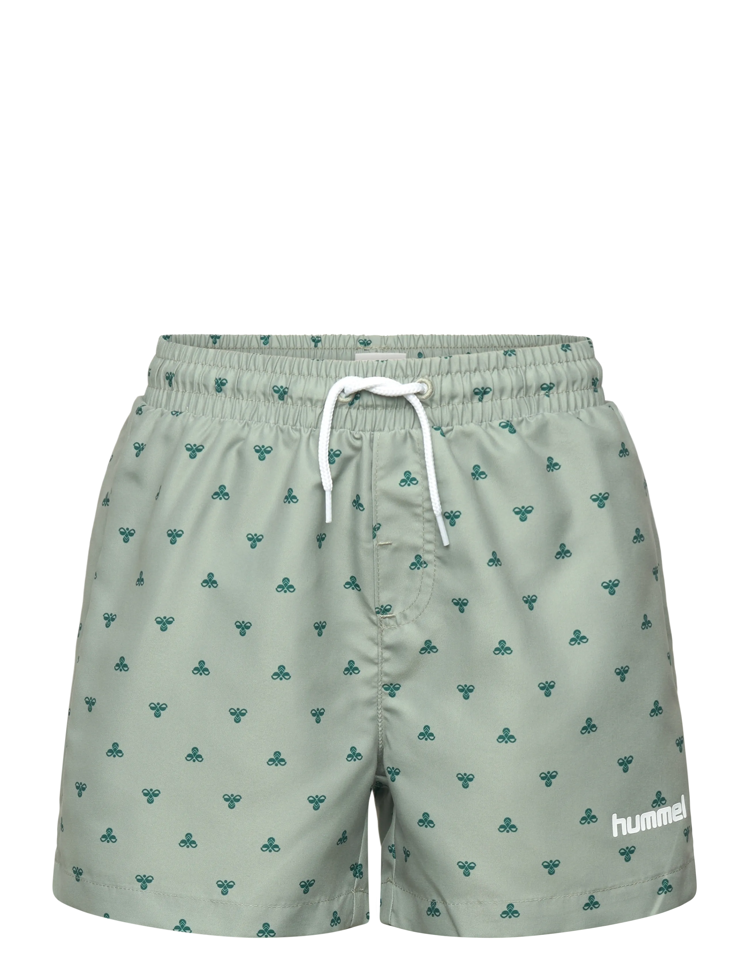 Hummel hmlJR REG BEE AOP BOARD SHORTS - Bottoms - SHADOW / green