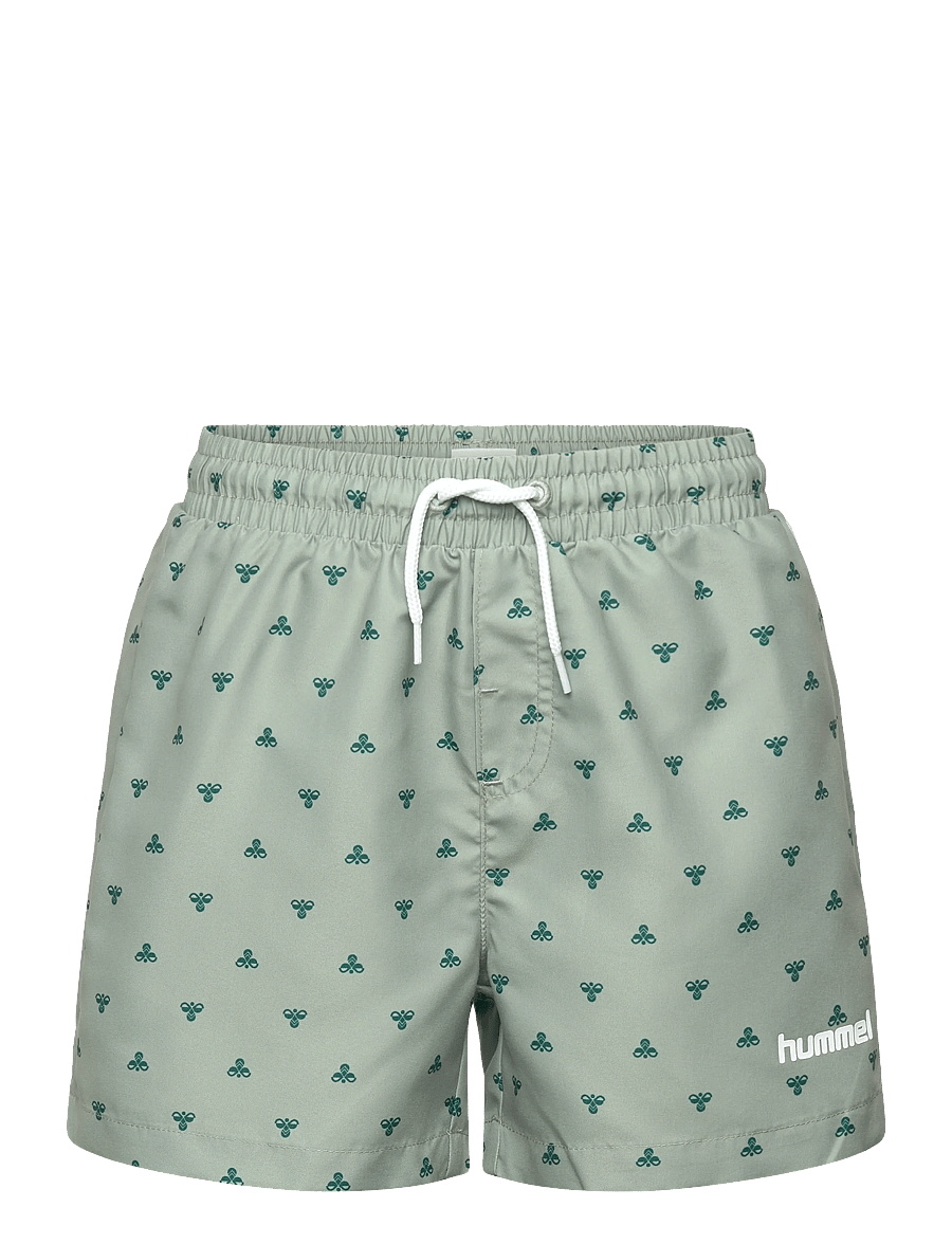 Hummel - hmlJR REG BEE AOP BOARD SHORTS - sport-shorts - shadow - 0