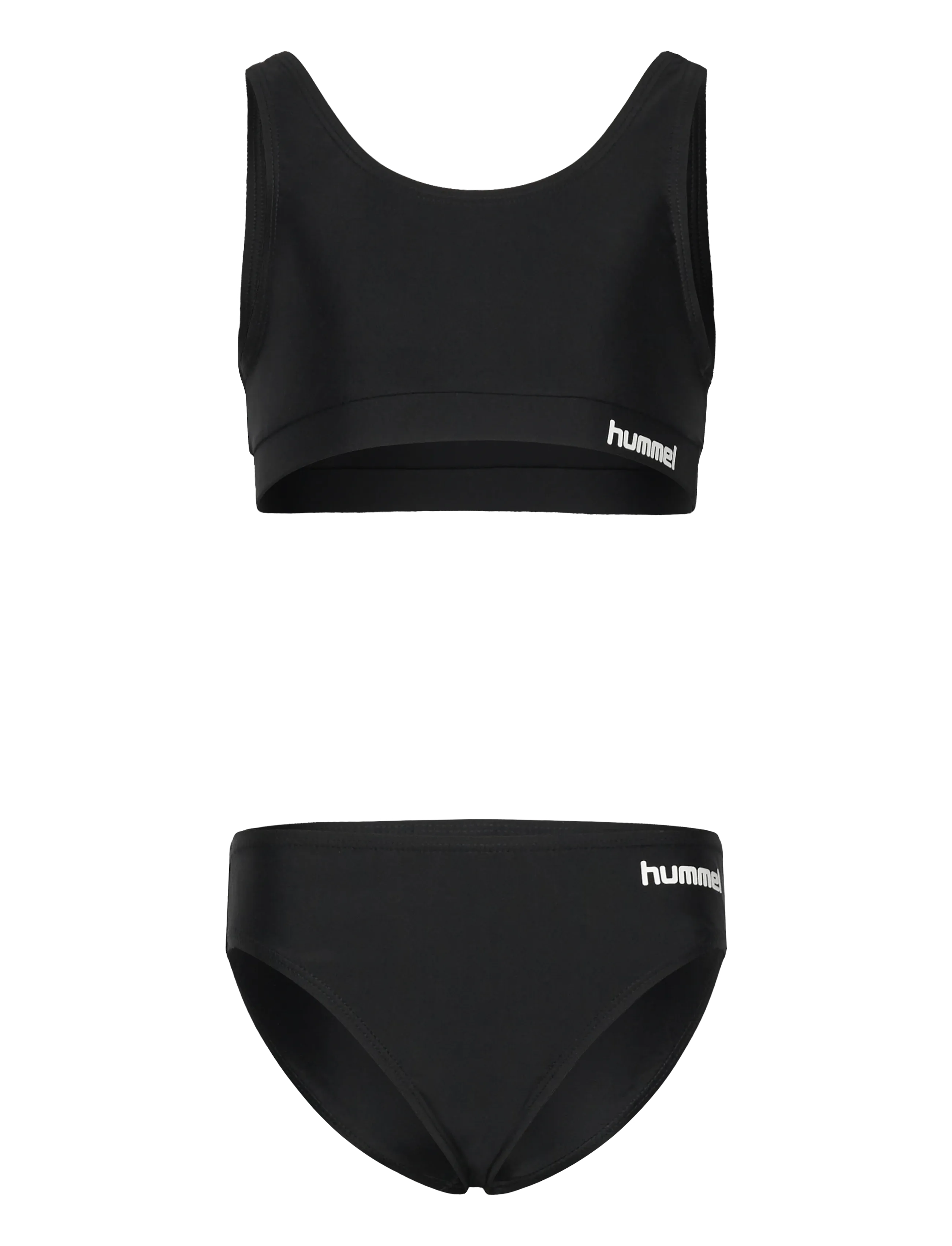 Hummel Hmljr Solid Bikini, 122, Black, Badetøj > Bikinier, Børn