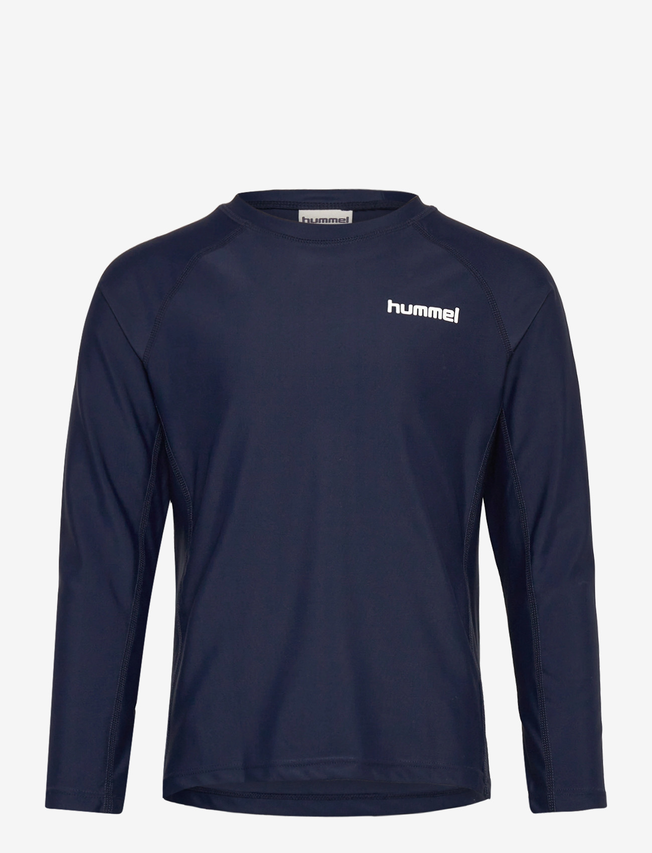 Hummel - hmlJR SWIM T-SHIRT L/S - kupuj według rozmiaru - dress blues - 0