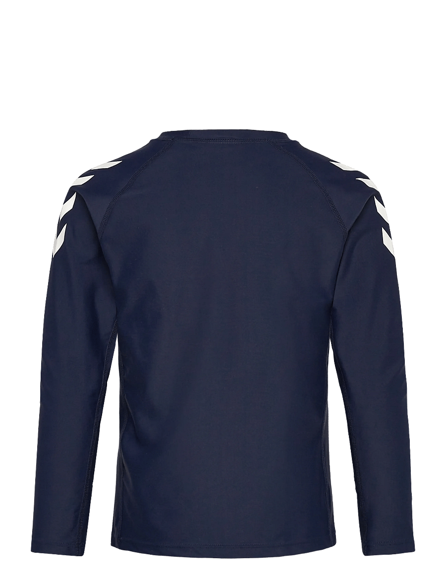 Hummel - hmlJR SWIM T-SHIRT L/S - bade-oberteile - dress blues - 1