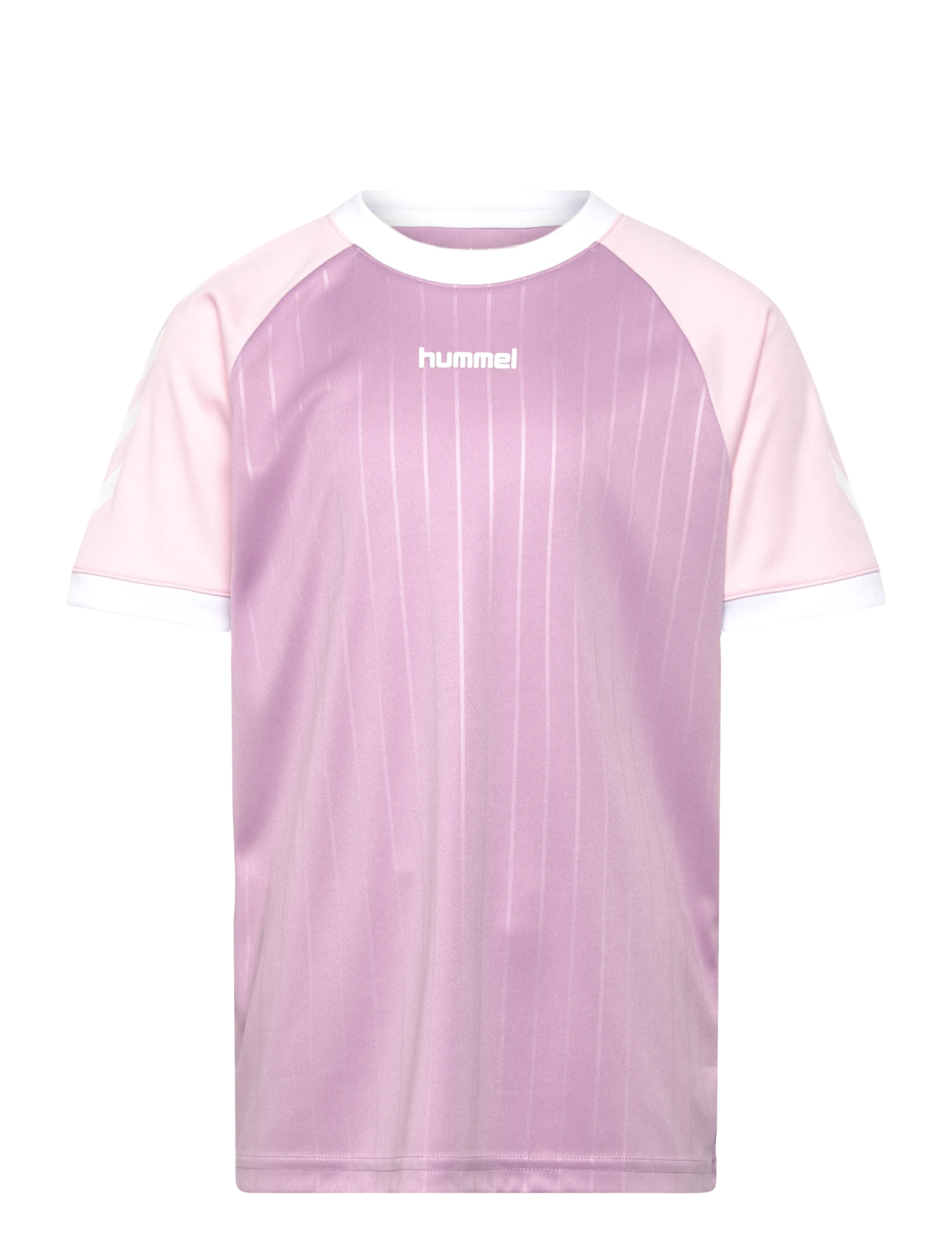 Hummel hmlJR STRIPE T-SHIRT S/S - Hummel - LAVENDER MIST / pink/rose