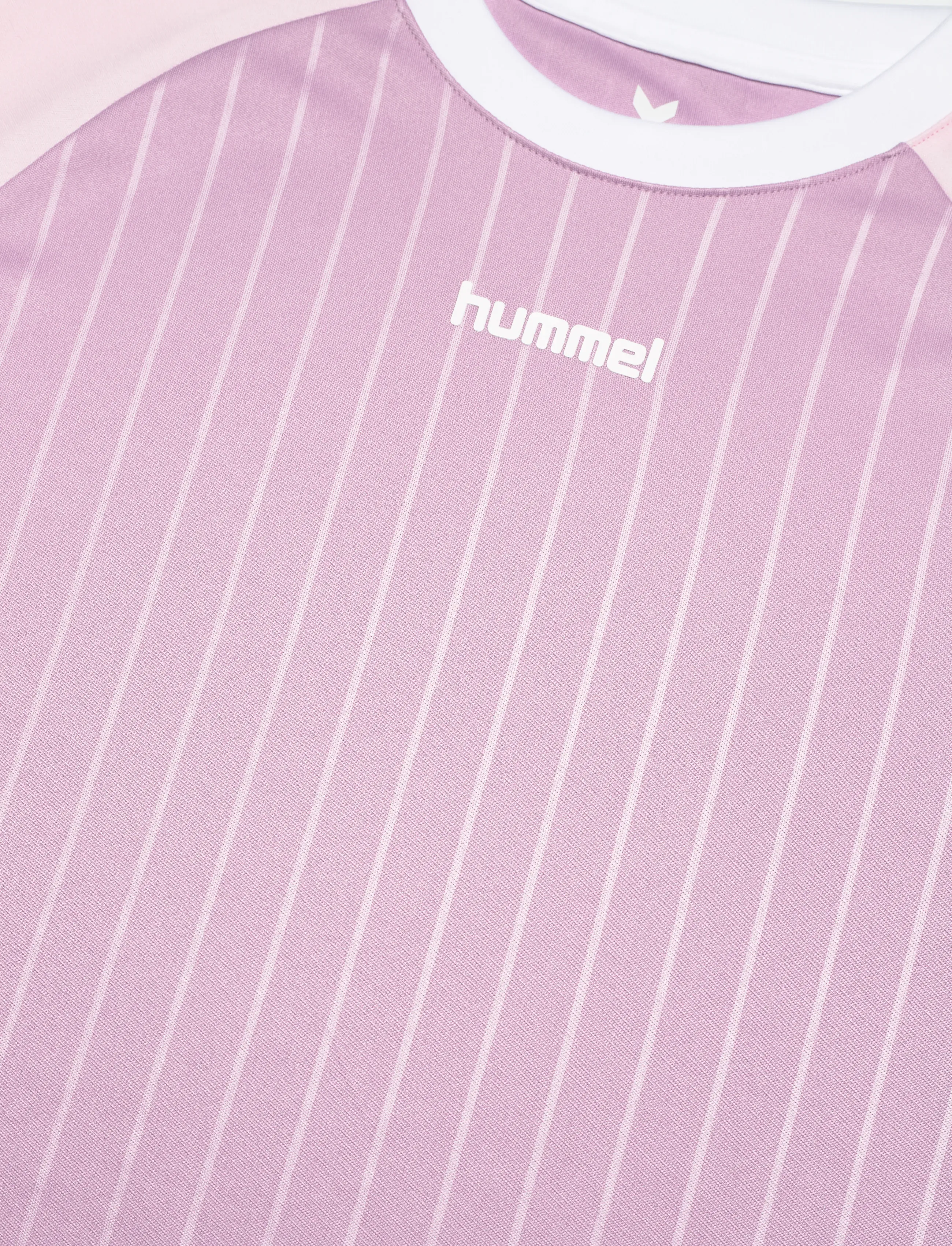Hummel - hmlJR STRIPE T-SHIRT S/S - sportoberteile - lavender mist - 2