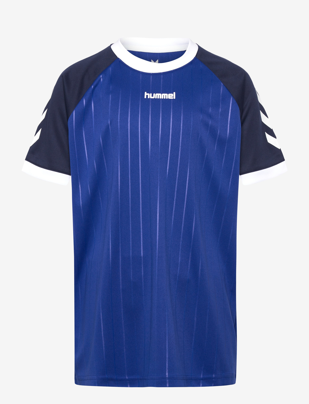 Hummel - hmlJR STRIPE T-SHIRT S/S - sportstoppe - surf the web - 0