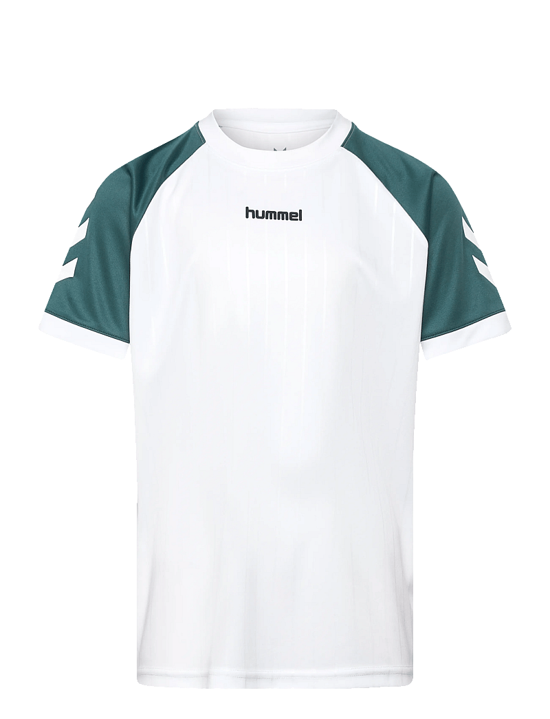 Hummel - hmlJR STRIPE T-SHIRT S/S - spordisärgid - white - 0