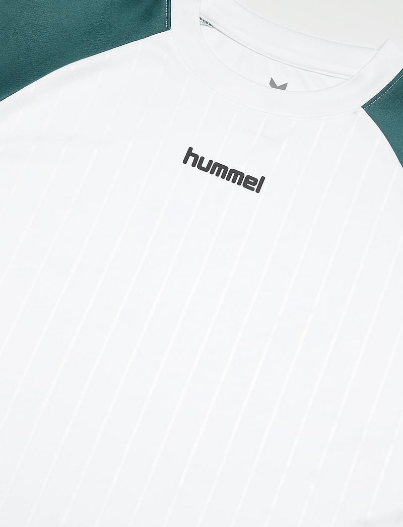 Hummel - hmlJR STRIPE T-SHIRT S/S - spordisärgid - white - 2