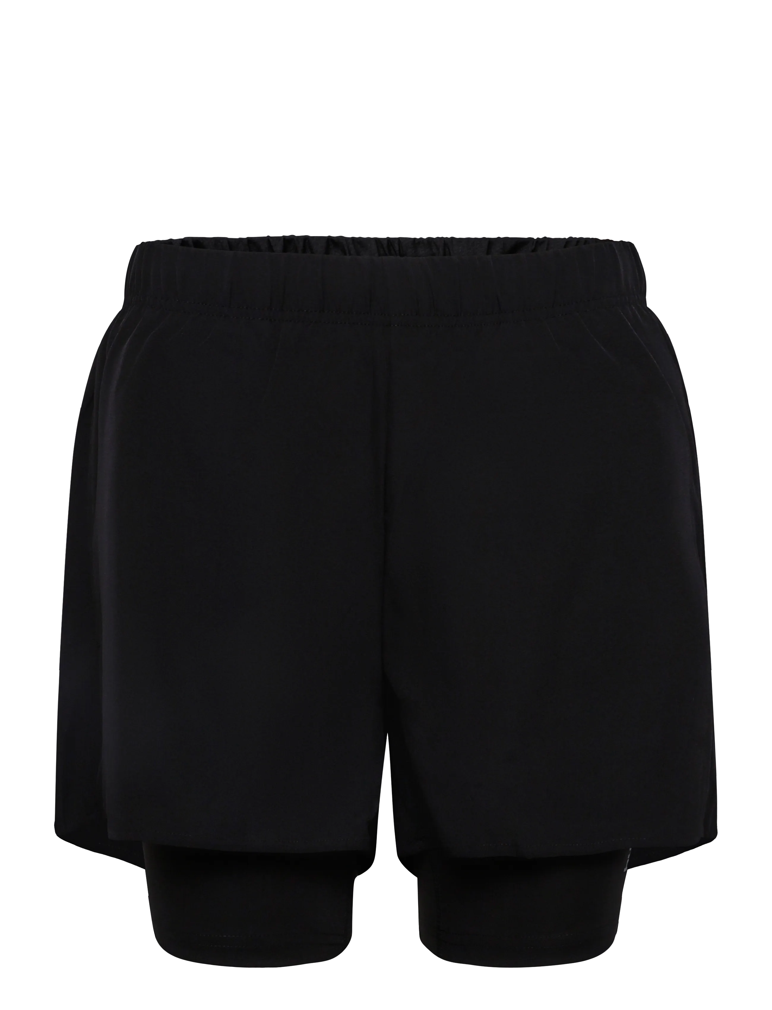 Hummel hmlHIIT INTENSITY W 2 IN 1 SHORTS - Lühikesed treeningpüksid - BLACK / black