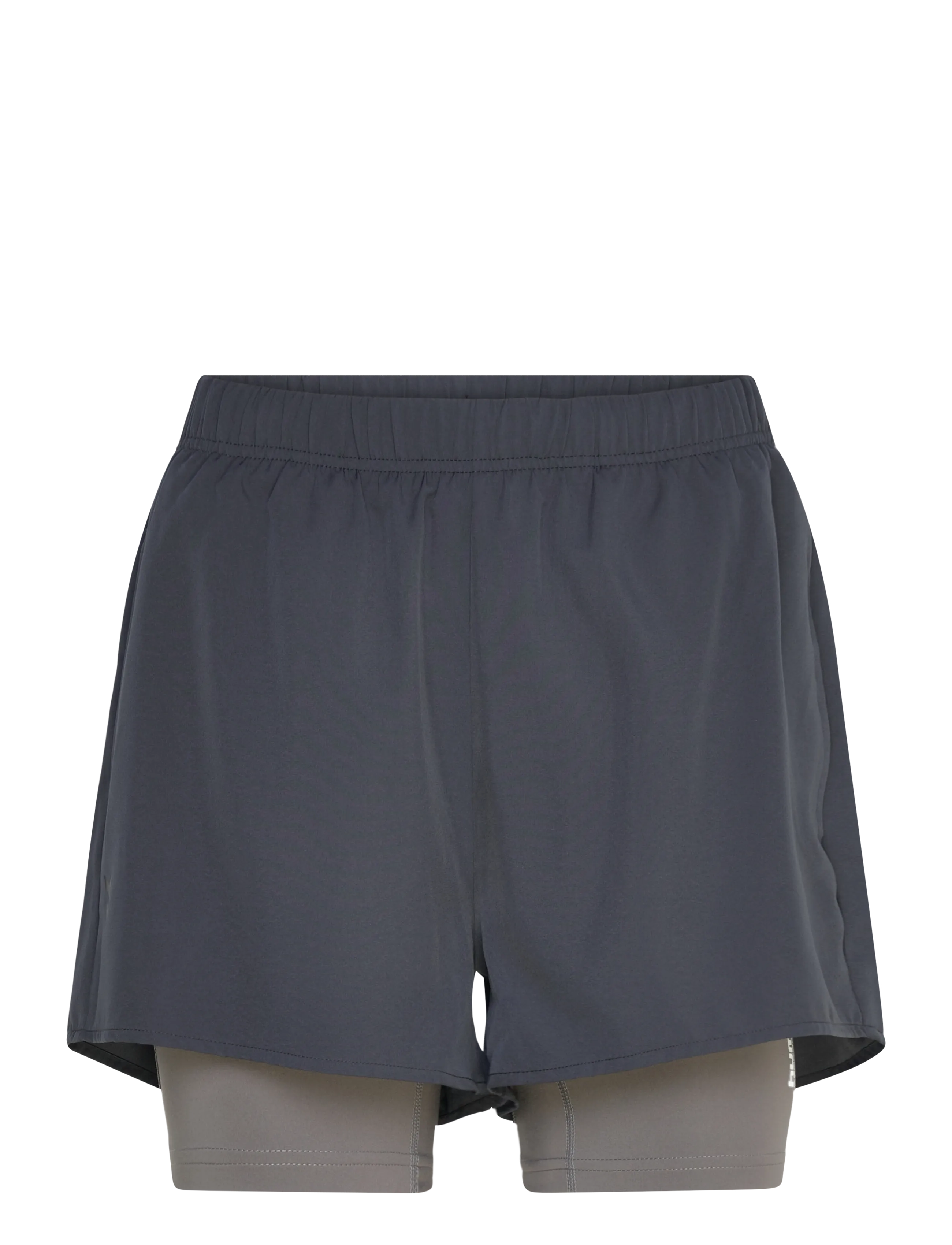 Hummel hmlHIIT INTENSITY W 2 IN 1 SHORTS - Shorts - EBONY / black