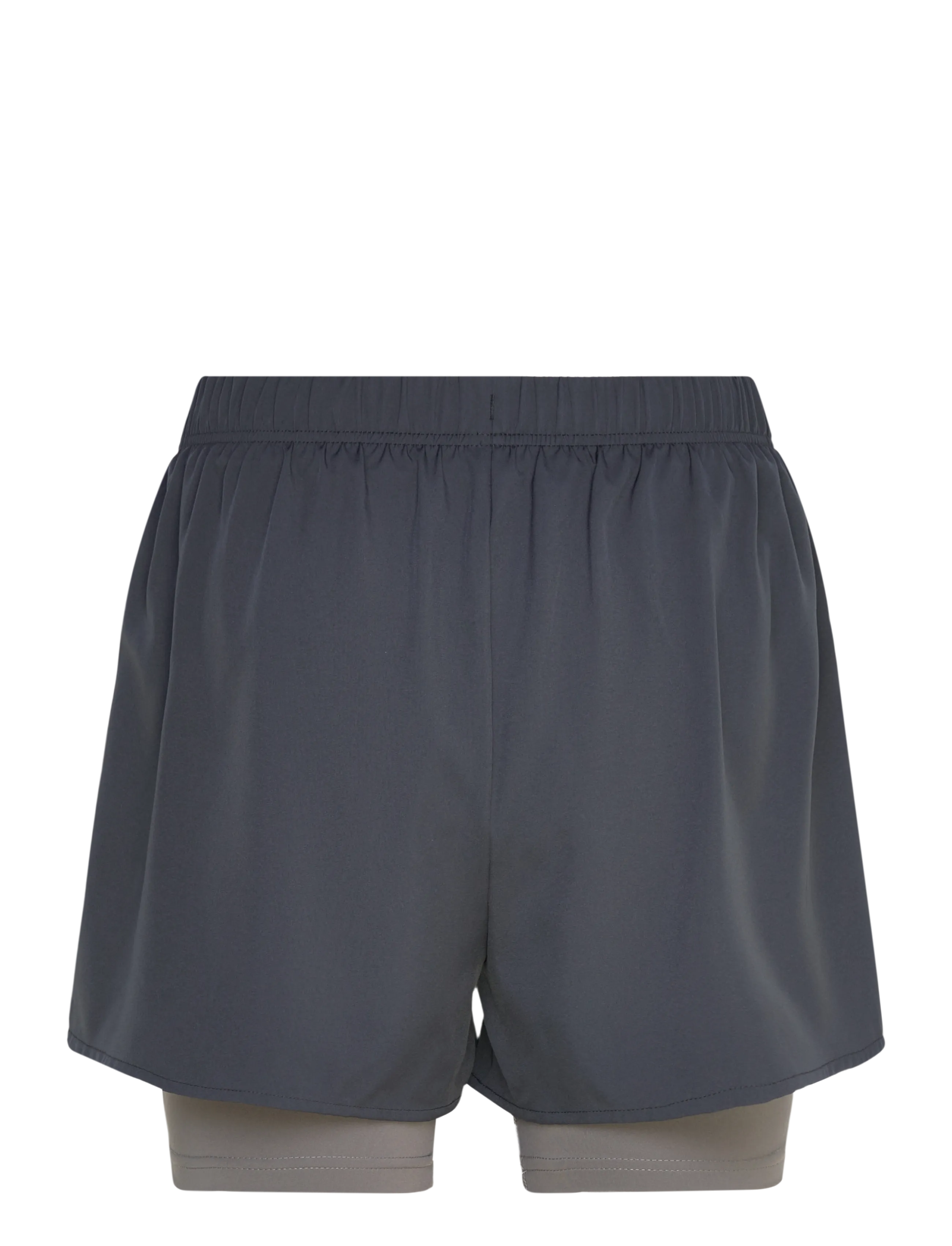 Hummel - hmlHIIT INTENSITY W 2 IN 1 SHORTS - lühikesed treeningpüksid - ebony - 1