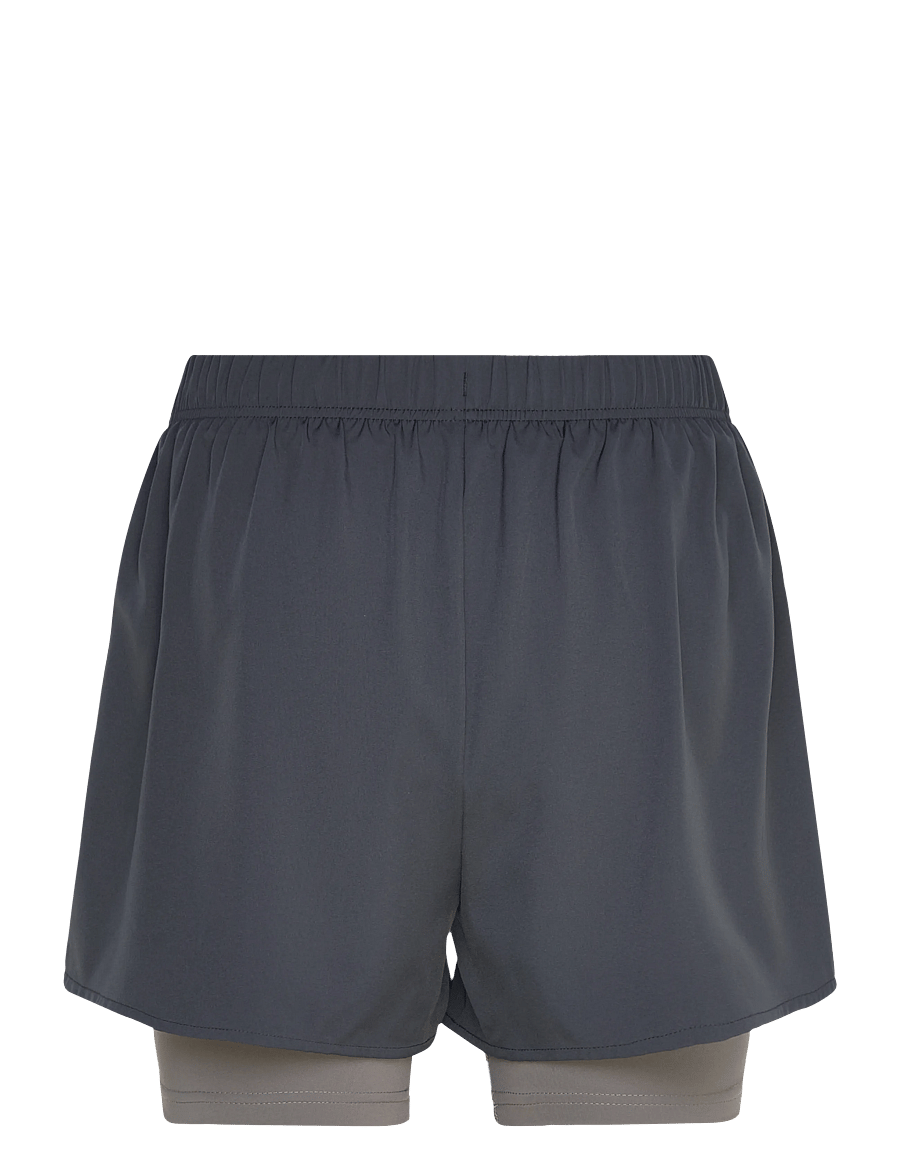 Hummel - hmlHIIT INTENSITY W 2 IN 1 SHORTS - lühikesed treeningpüksid - ebony - 1
