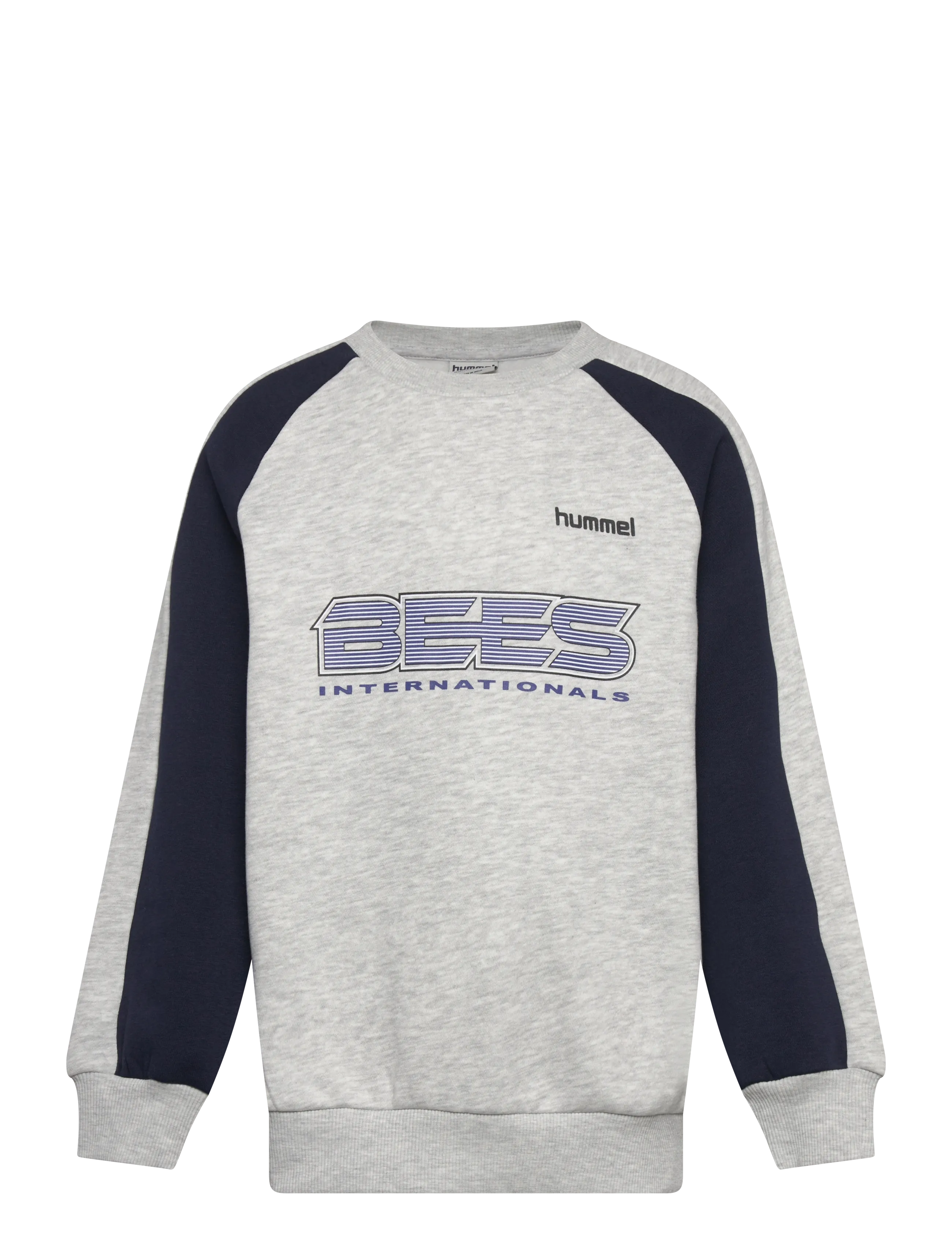 Hummel hmlJR OVERSIZED ICONIC CREW BEES - Hummel - LIGHT GREY MELANGE / grey
