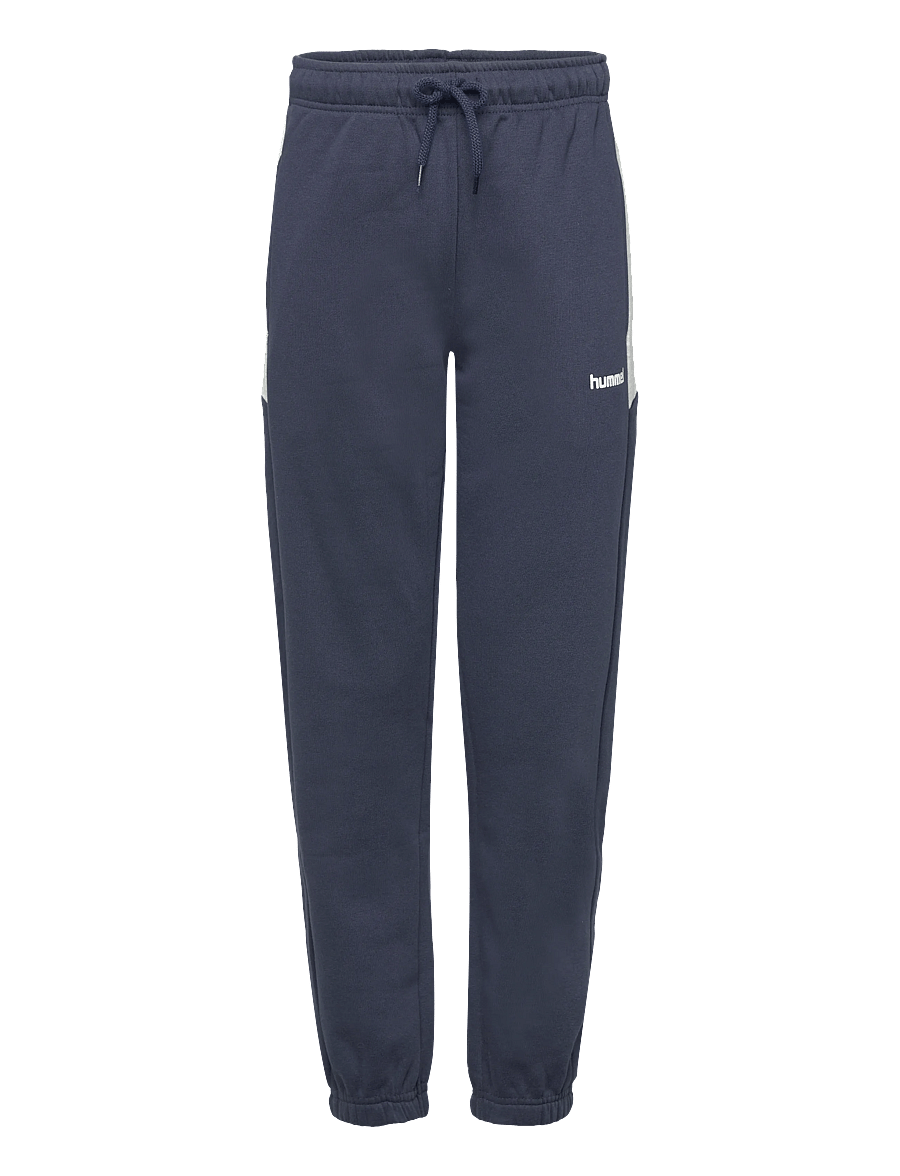 Hummel - hmlJR LOOSE BLOCKED SWEATPANT - jogginghosen - dress blues - 0