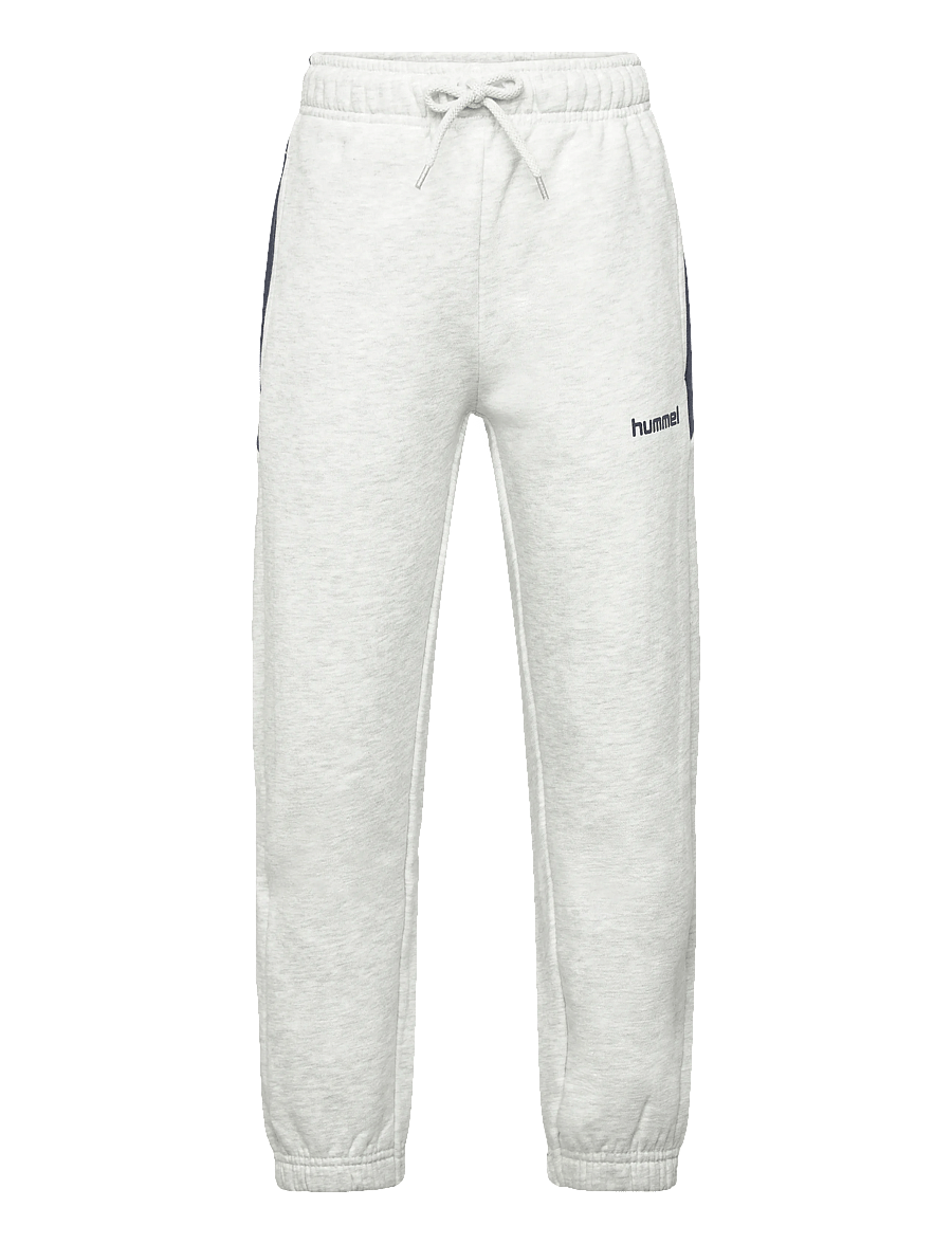 Hummel - hmlJR LOOSE BLOCKED SWEATPANT - sweatpants - light grey melange - 0