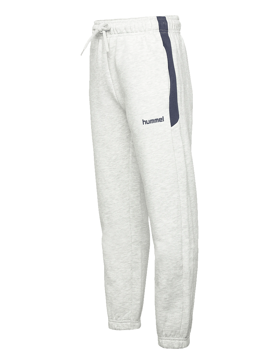 Hummel - hmlJR LOOSE BLOCKED SWEATPANT - sweatpants - light grey melange - 2
