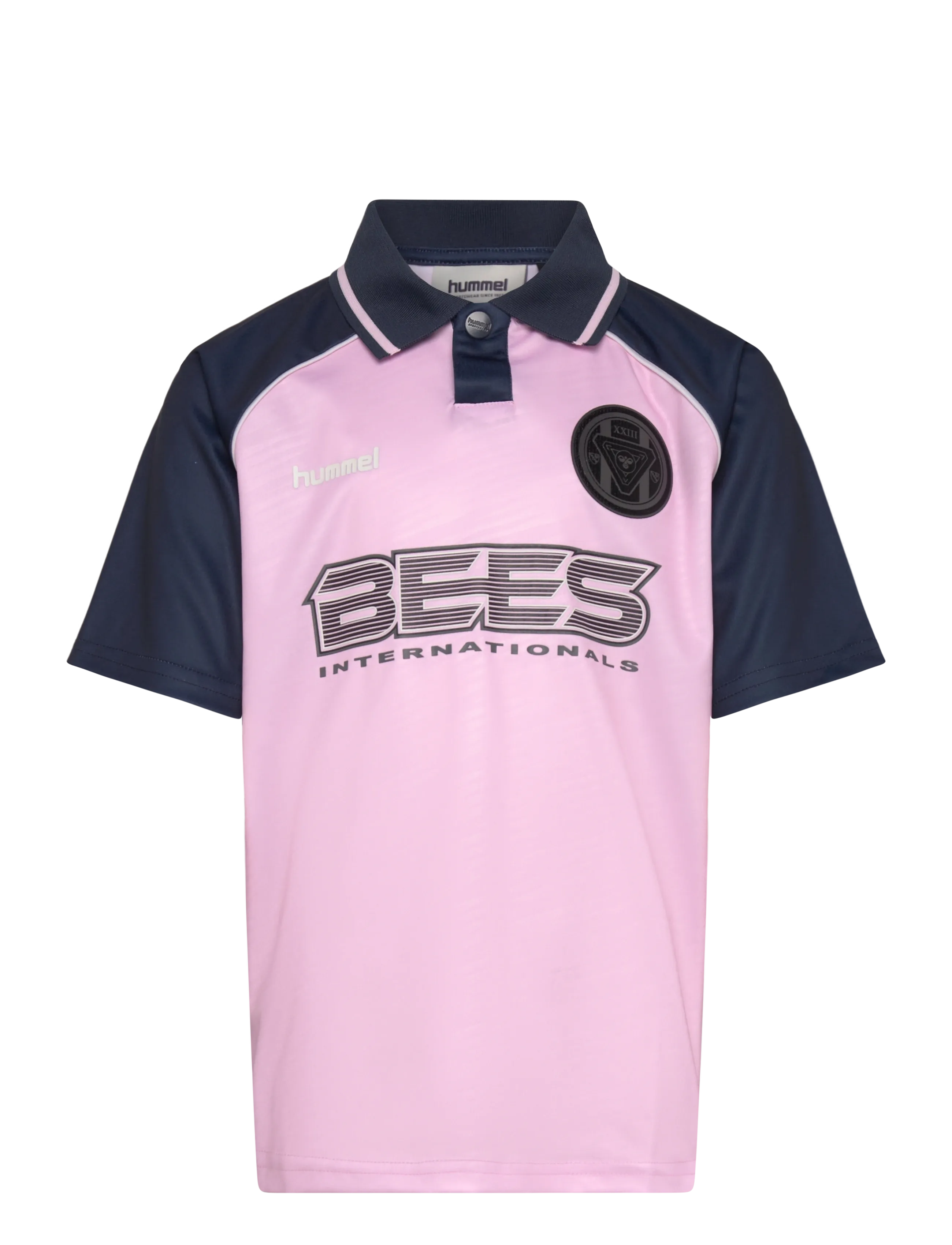 Hummel Hmljr Loose Tiger Soccer Jersey S/S, Børn, Kortærmet Fodboldtrøje, Pink, Str: 146/152