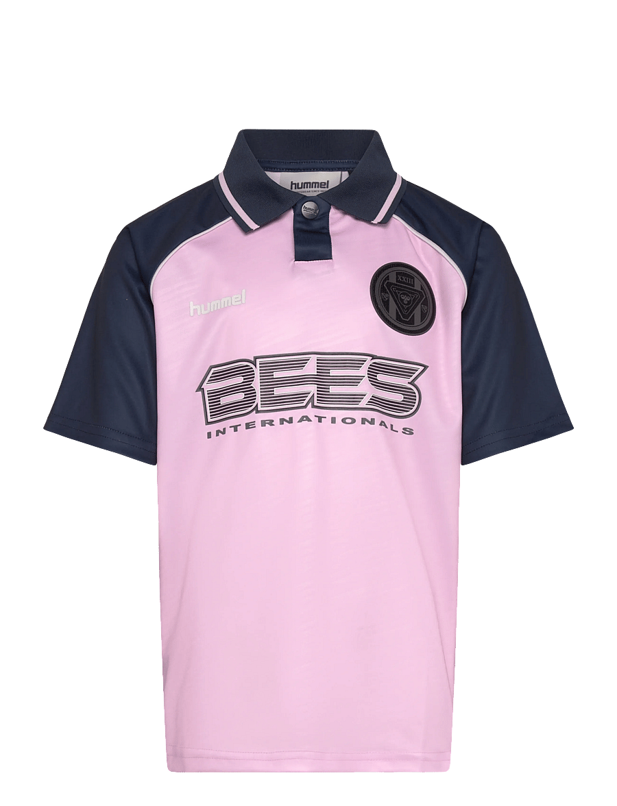 Hummel - hmlJR LOOSE TIGER SOCCER JERSEY S/S - Íþróttatoppar - roseate spoonbill - 0