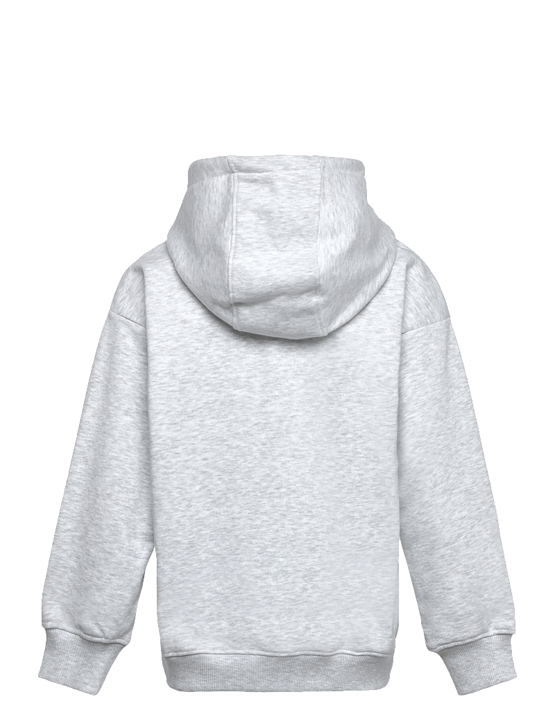 Hummel - hmlJR BOXY HOODIE LOGO - kapuzenpullover - light grey melange - 1