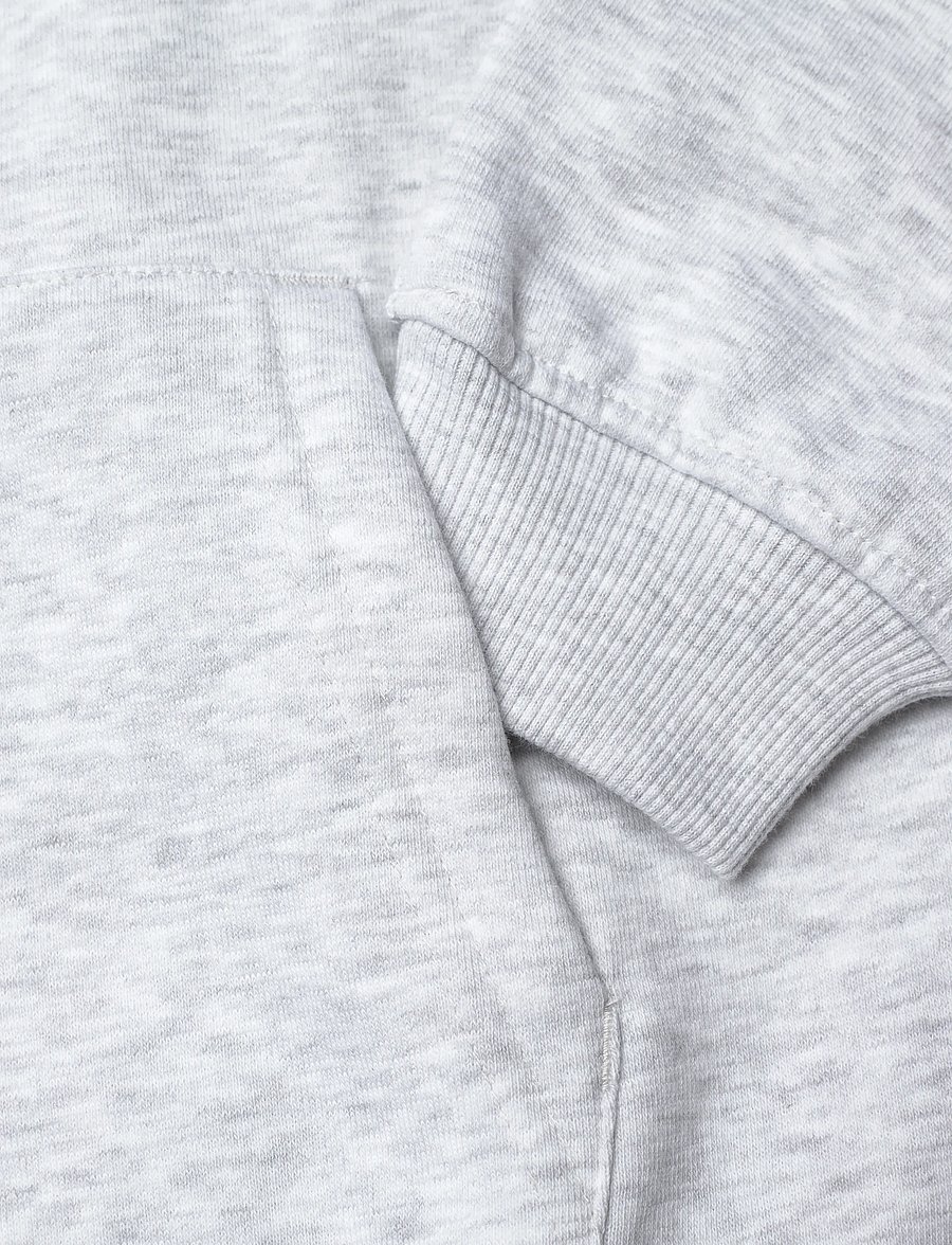 Hummel - hmlJR BOXY HOODIE LOGO - kapuutsiga dressipluusid - light grey melange - 3
