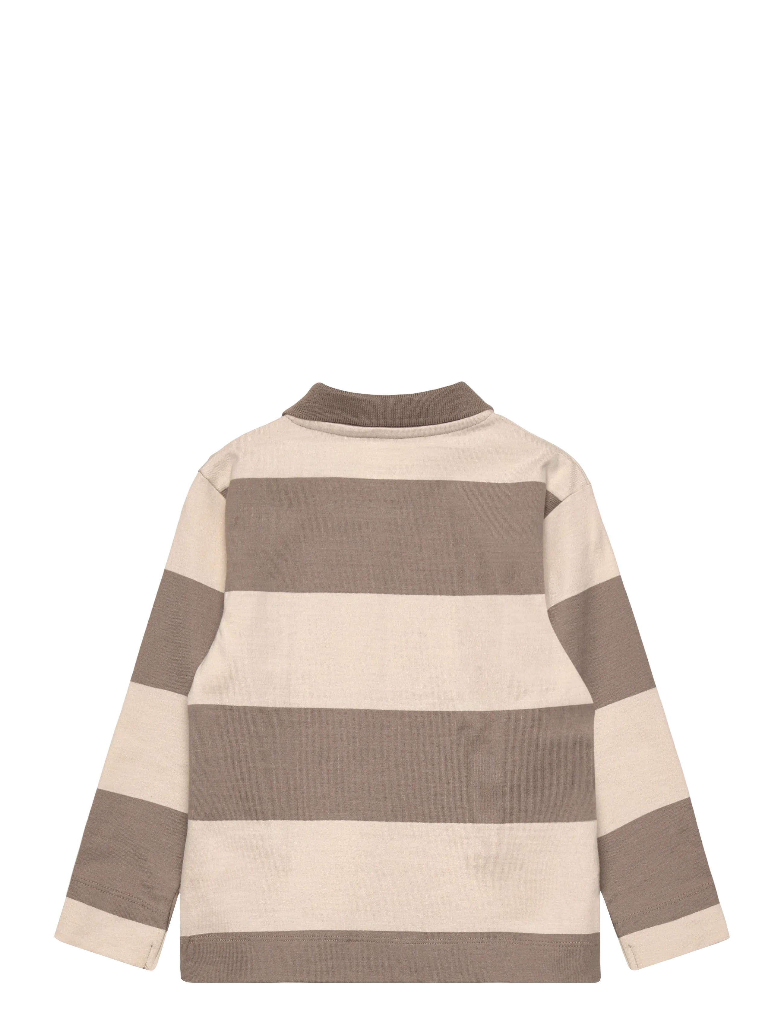 Hummel - hmlMINI LOOSE STRIPE POLO SHIRT - pitkähihaiset pikeepaidat - rock ridge - 1