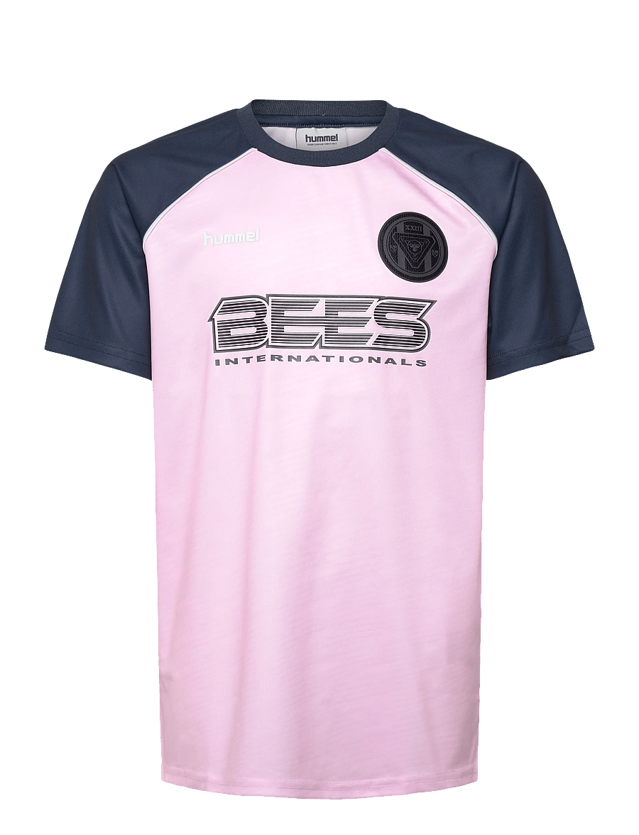 Hummel - hmlJR LOOSE TIGER SOCCER DRESS S/S - sporditopid - roseate spoonbill - 0