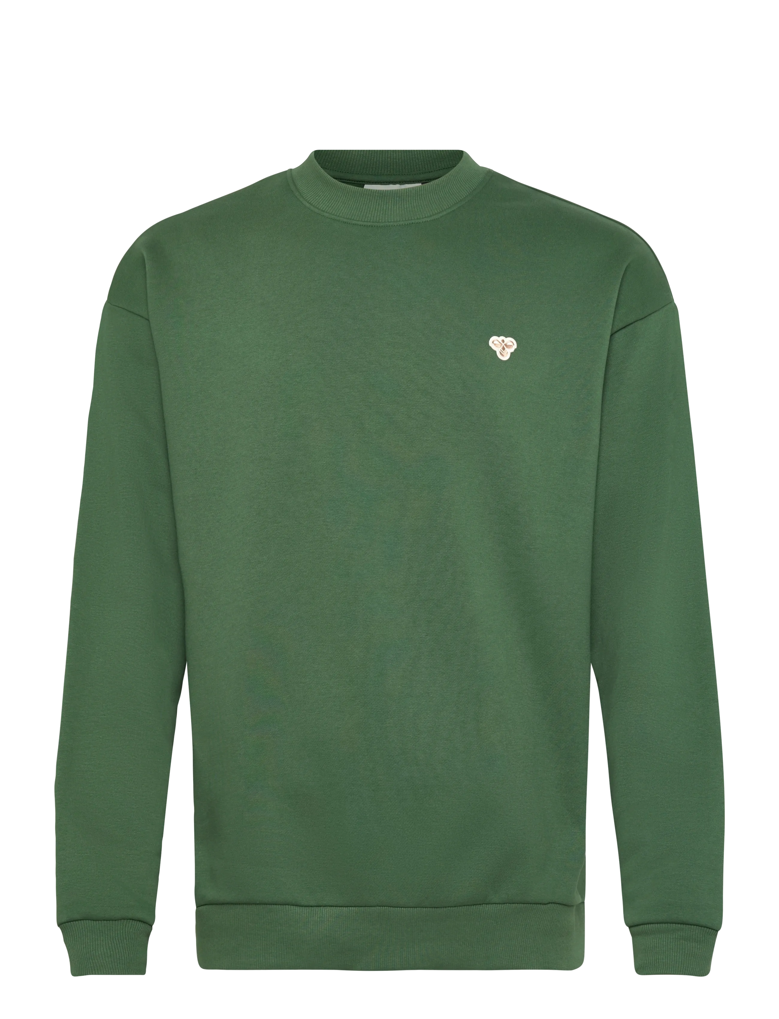 Hummel hmlLOOSE CREWNECK BEE - Sweatshirts - DARK GREEN / green