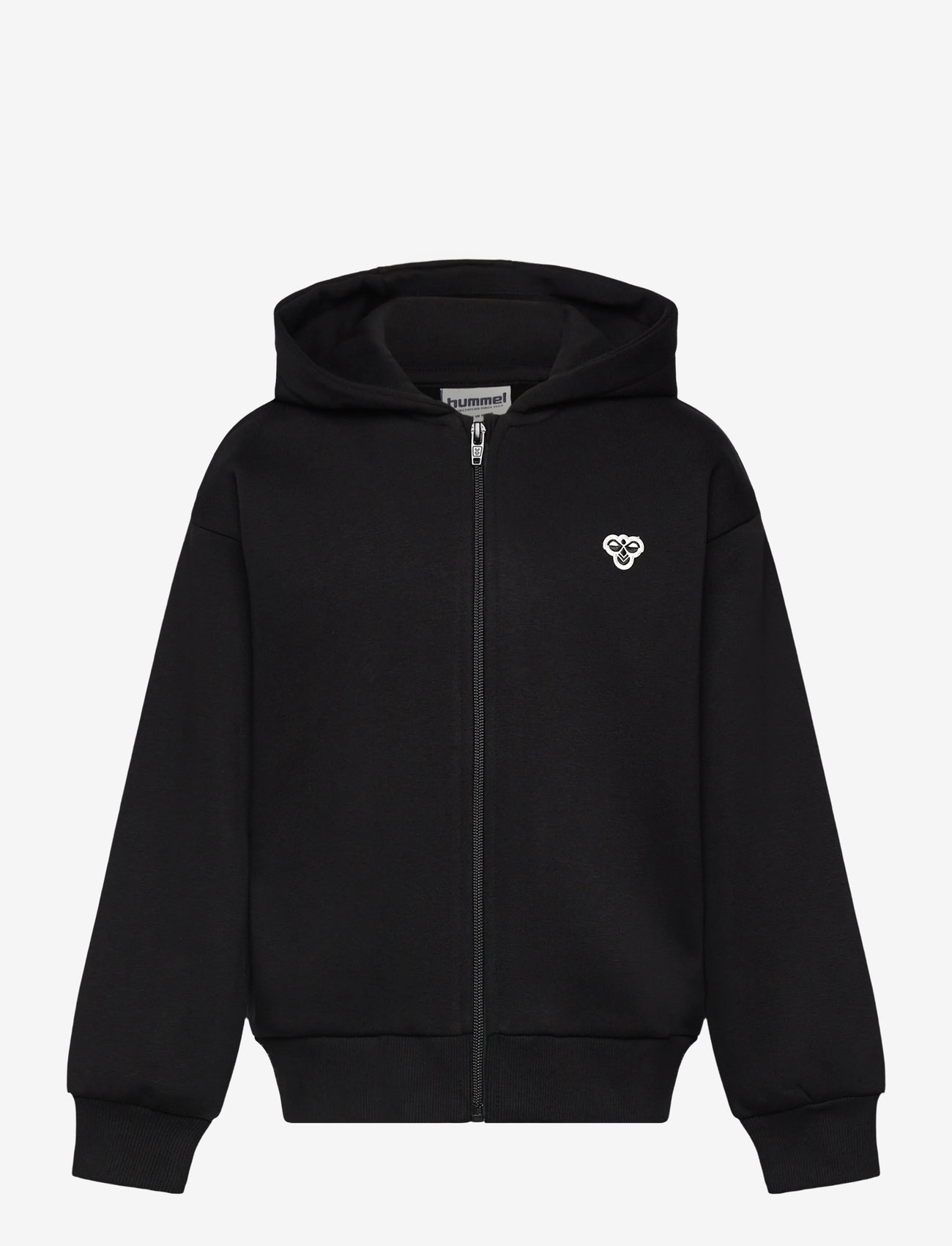 Hummel - hmlJR LOOSE ZIP HOODIE BEE - kapuutsiga dressipluusid - black - 0
