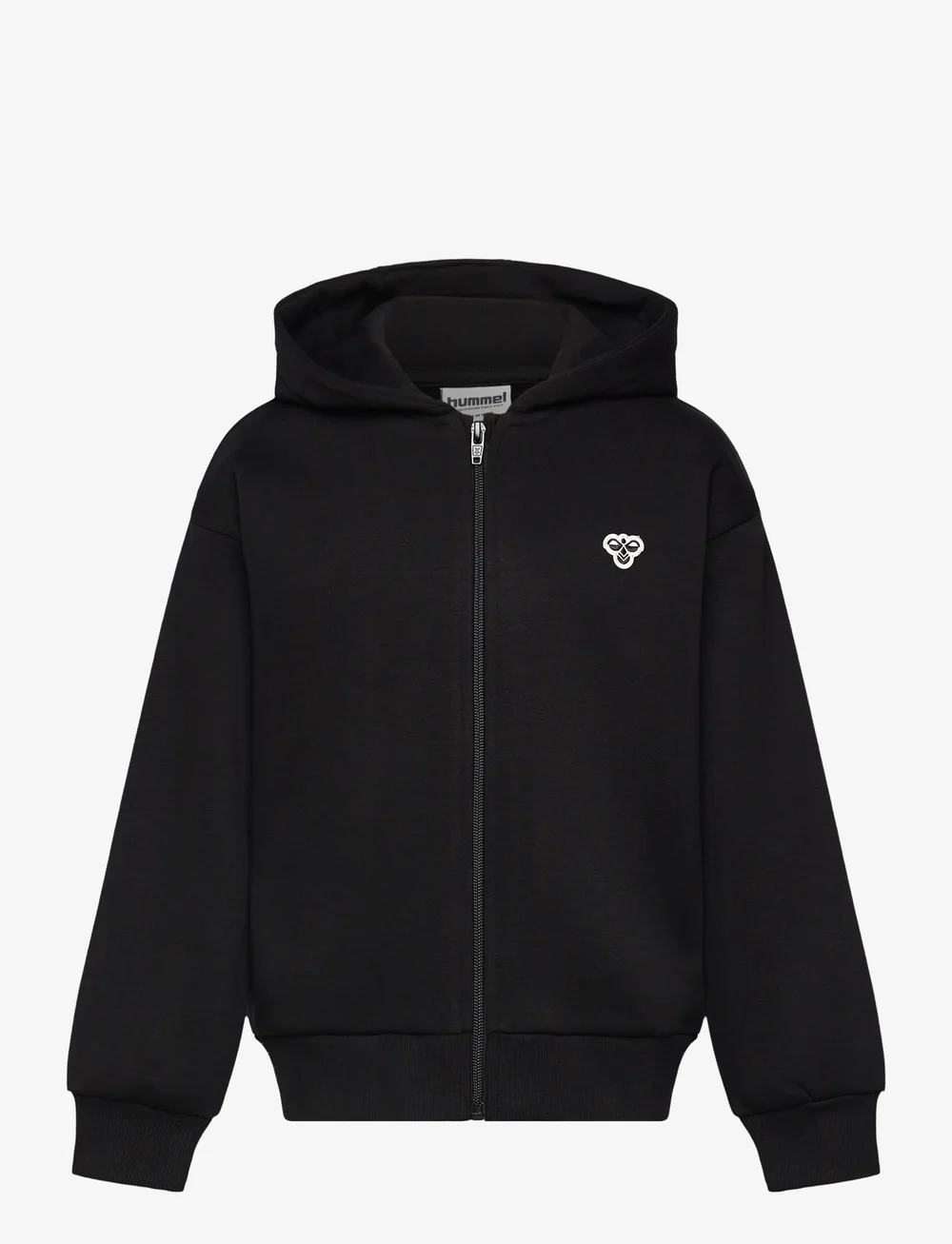 Hummel - hmlJR LOOSE ZIP HOODIE BEE - hoodies - black - 0