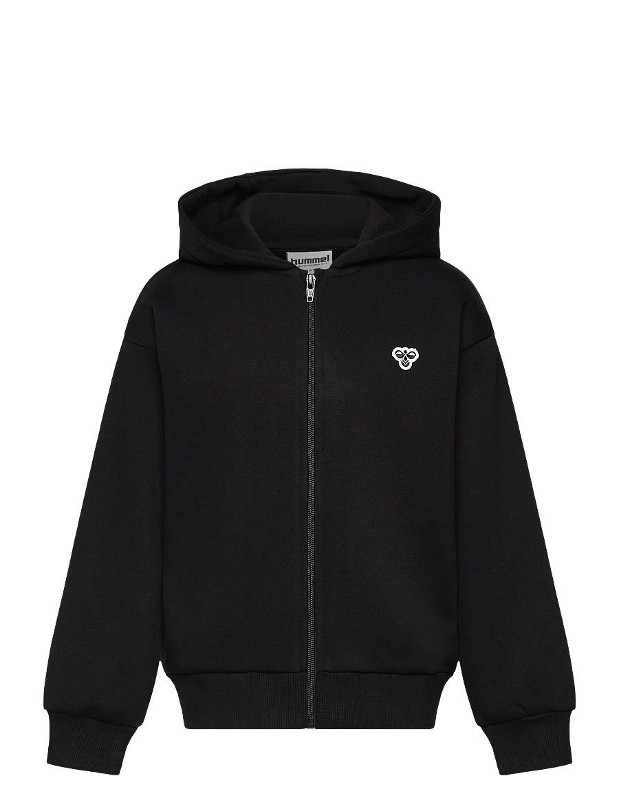 Hummel - hmlJR LOOSE ZIP HOODIE BEE - bluzy z kapturem - black - 0