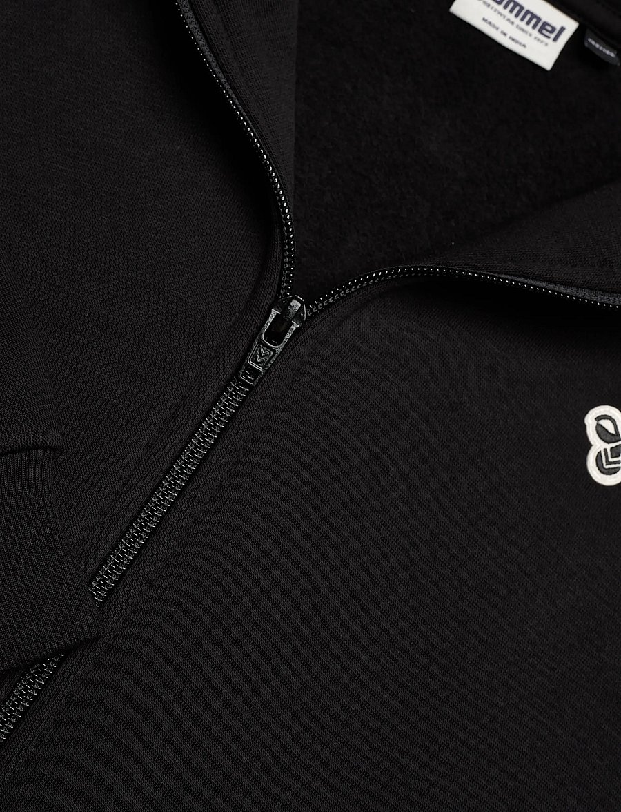 Hummel - hmlJR LOOSE ZIP HOODIE BEE - bluzy z kapturem - black - 2