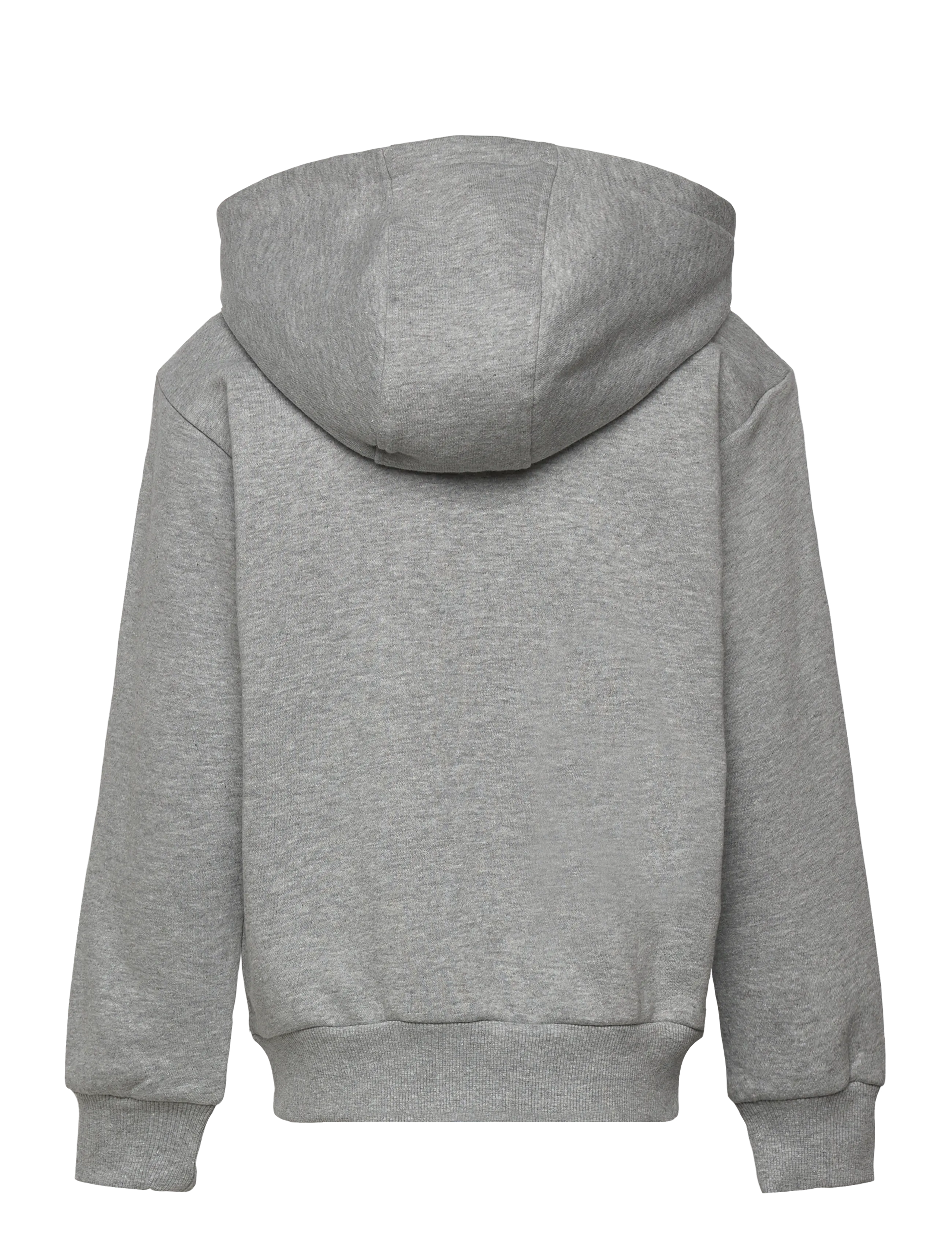 Hummel - hmlJR LOOSE ZIP HOODIE BEE - hættetrøjer - grey melange - 1