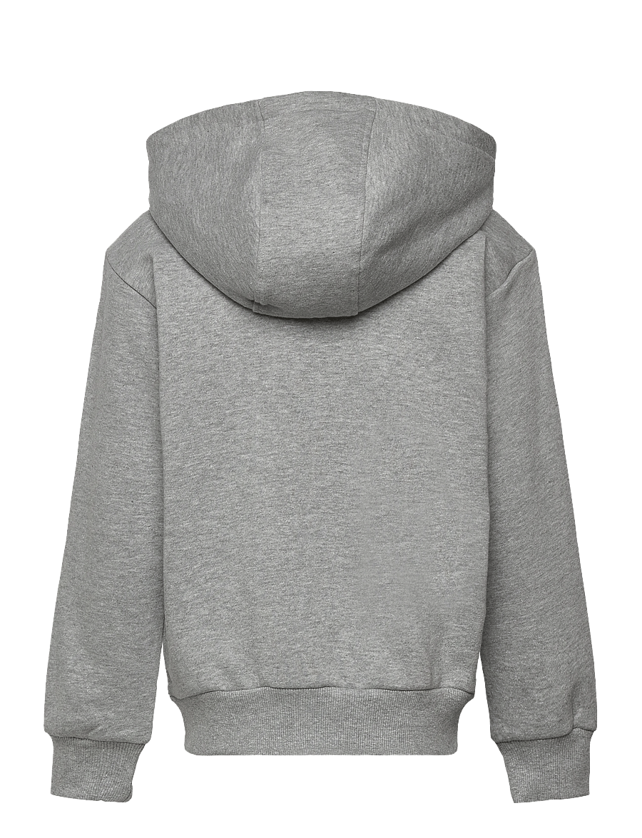 Hummel - hmlJR LOOSE ZIP HOODIE BEE - kapuzenpullover - grey melange - 1