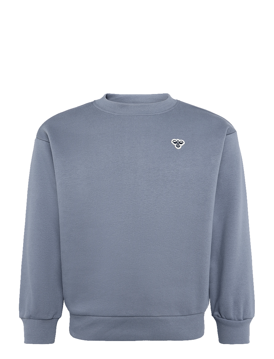 Hummel - hmlJR LOOSE CREWNECK BEE - sweats - flint stone - 0