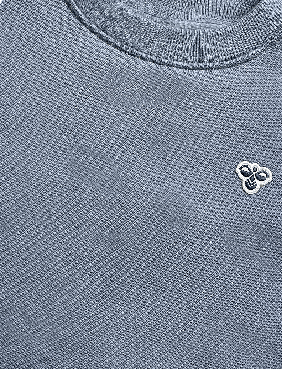 Hummel - hmlJR LOOSE CREWNECK BEE - sweats - flint stone - 2